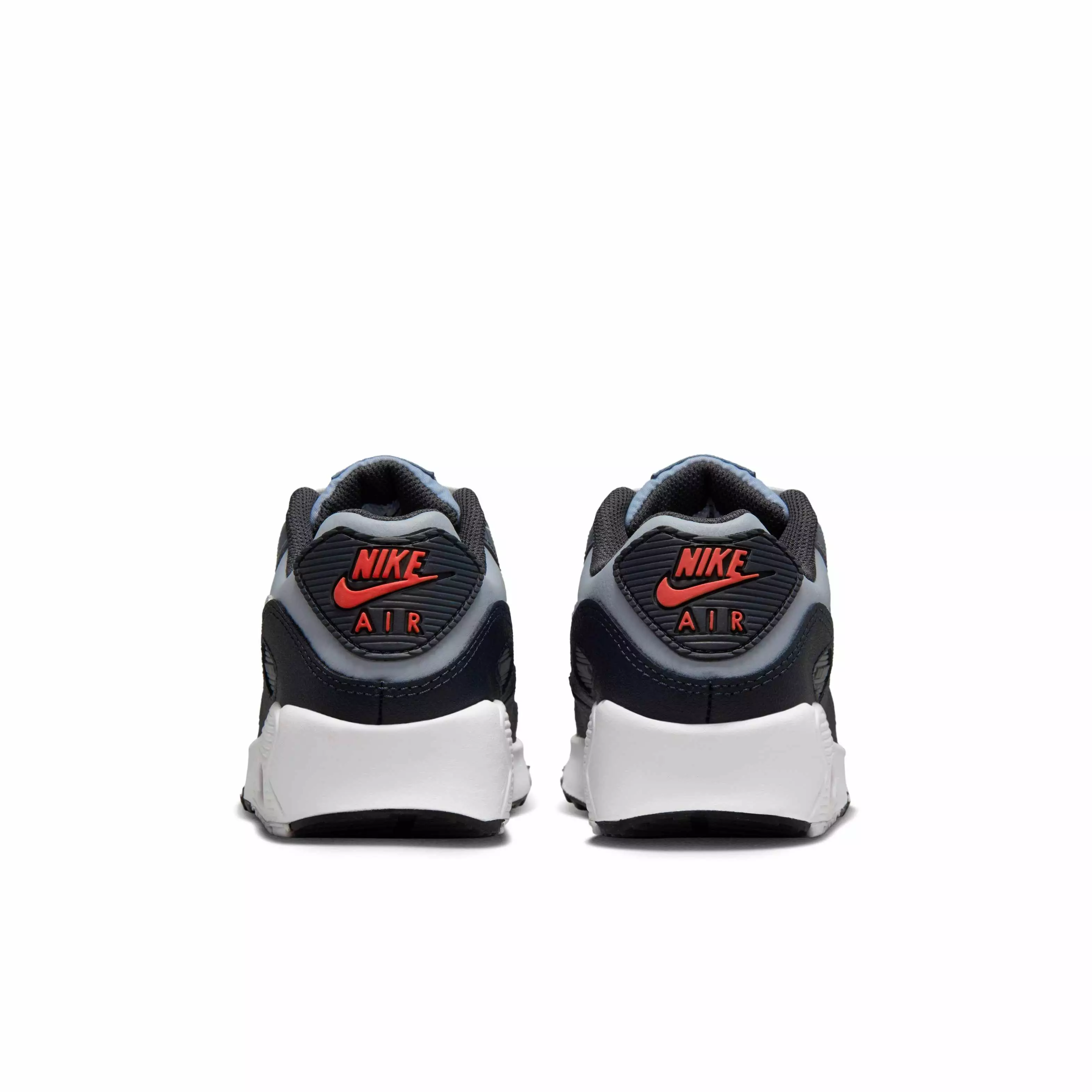 Nike Air Max 90 "Wolf Grey/Cool Grey/Anthracite/White" Grade School Boys' Shoe - GREY/GREY/ANTHRACITE/WHITE