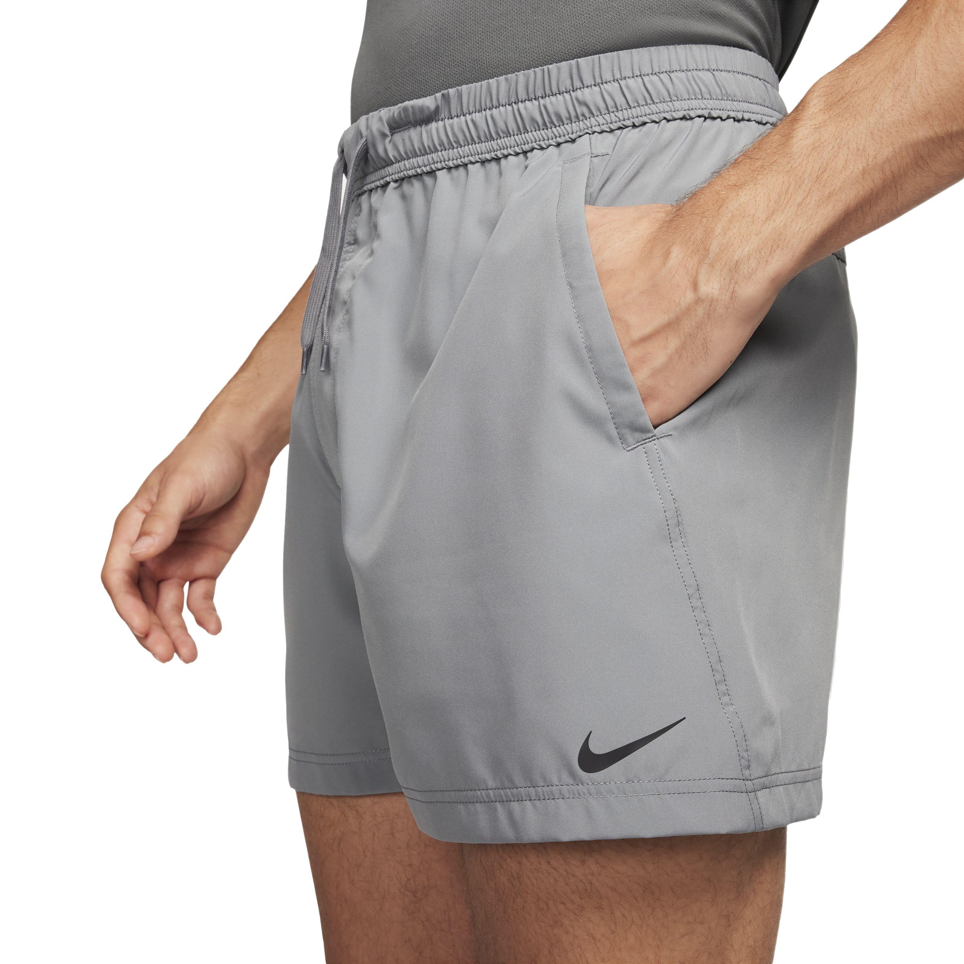 Nike Men's Dri-FIT Form 5" Unlined Versatile Shorts - GREY Thumbnail View 4