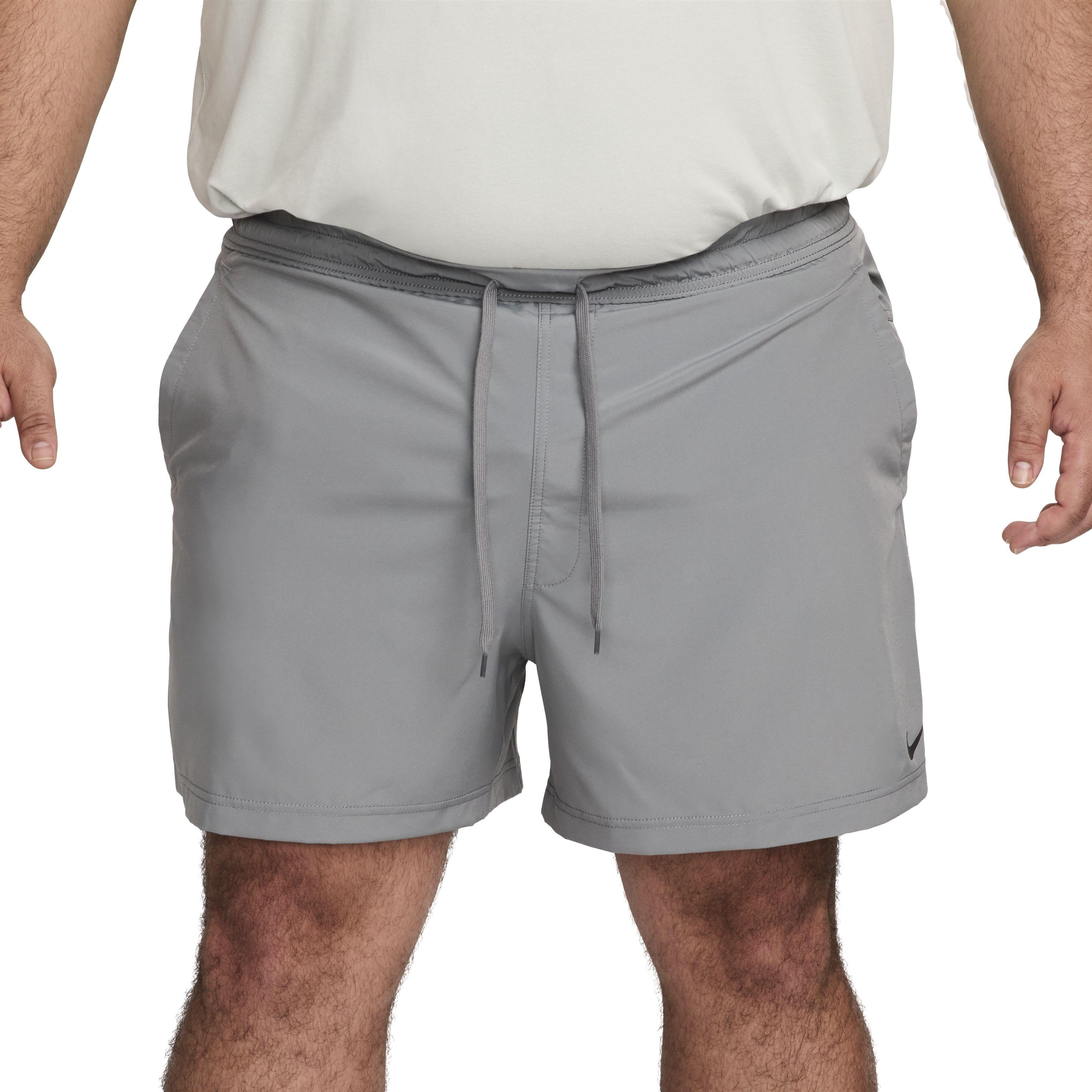 Nike Men's Dri-FIT Form 5" Unlined Versatile Shorts - GREY Thumbnail View 7
