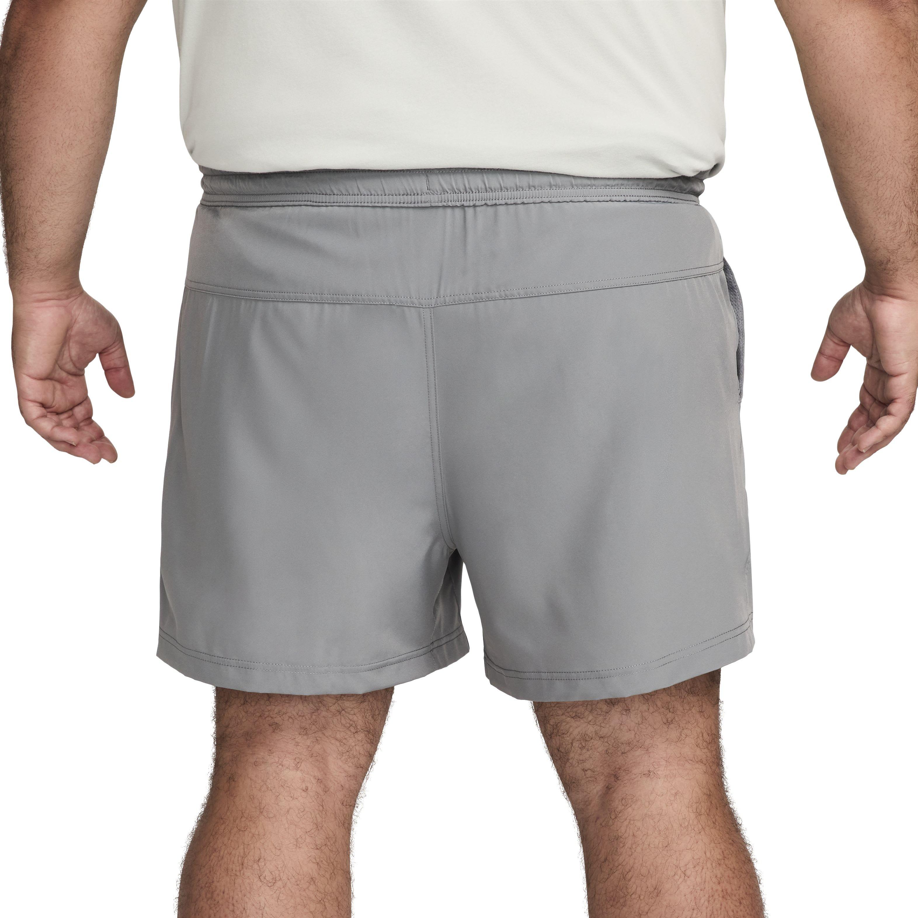 Nike Men's Dri-FIT Form 5" Unlined Versatile Shorts - GREY Thumbnail View 8