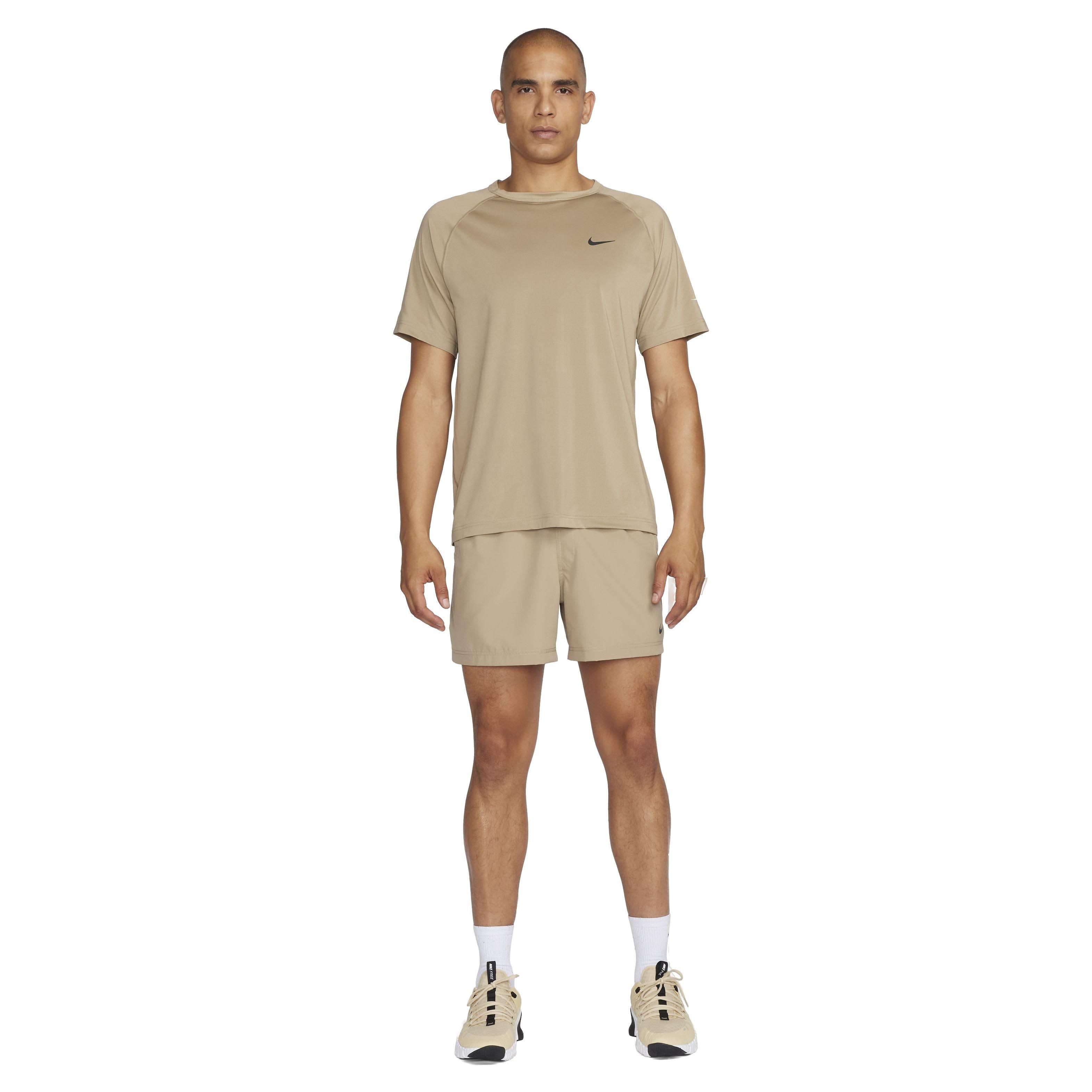 Nike Men's Dri-FIT Form 5" Unlined Versatile Shorts - BROWN Thumbnail View 6