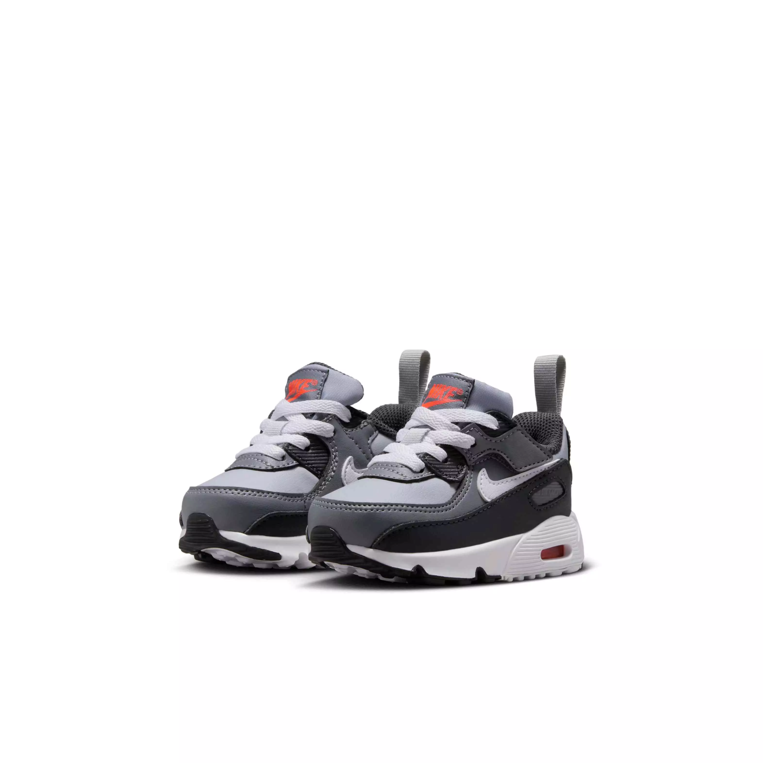 Nike Air Max 90 EasyOn "Wolf Grey/Cool Grey/Anthracite/White" Infant Boys' Shoe - GREY/GREY/ANTHRACITE/WHITE