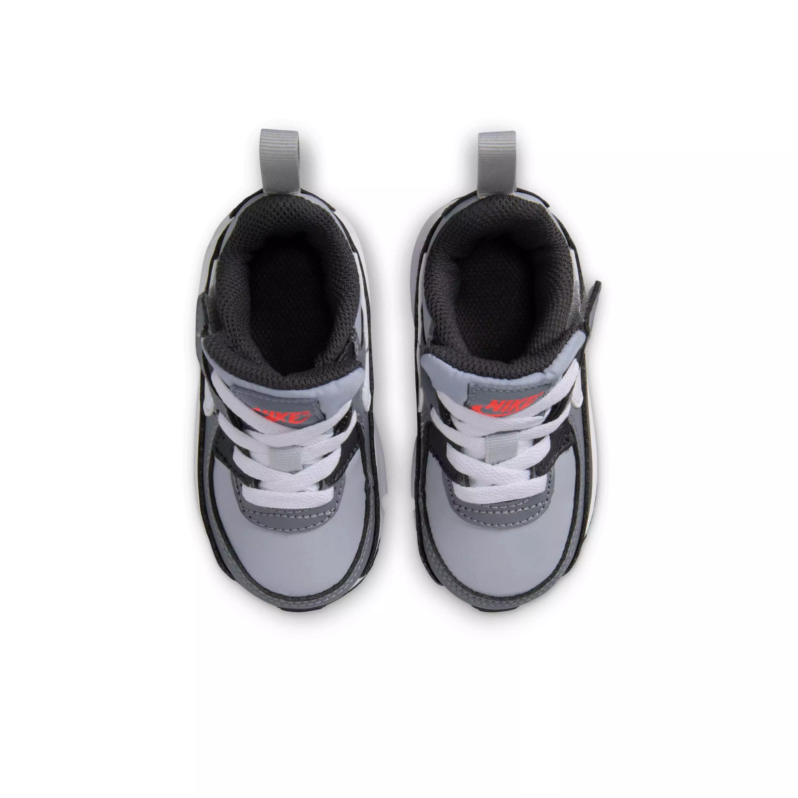 Nike Air Max 90 EasyOn "Wolf Grey/Cool Grey/Anthracite/White" Infant Boys' Shoe - GREY/GREY/ANTHRACITE/WHITE