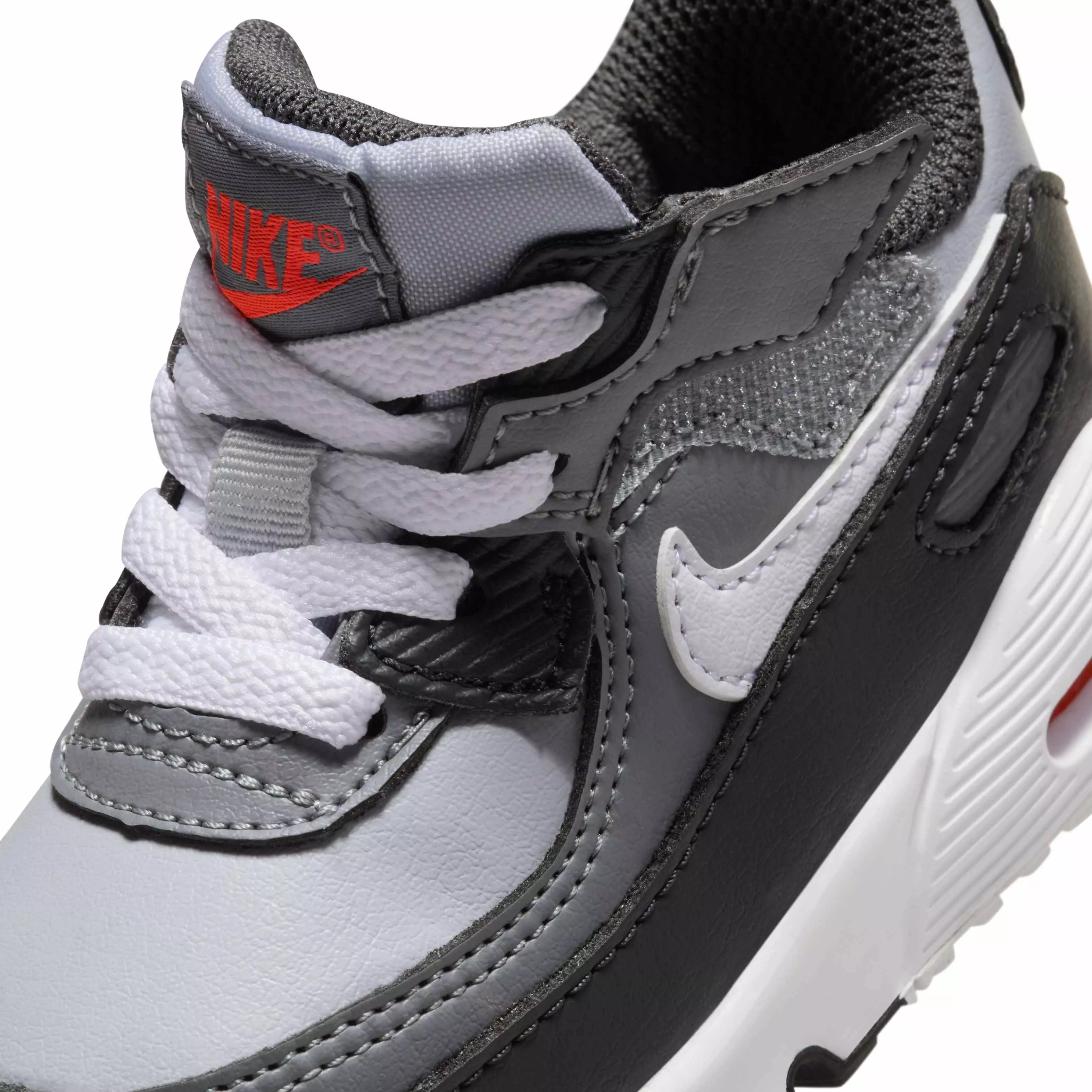 Nike Air Max 90 EasyOn "Wolf Grey/Cool Grey/Anthracite/White" Infant Boys' Shoe - GREY/GREY/ANTHRACITE/WHITE