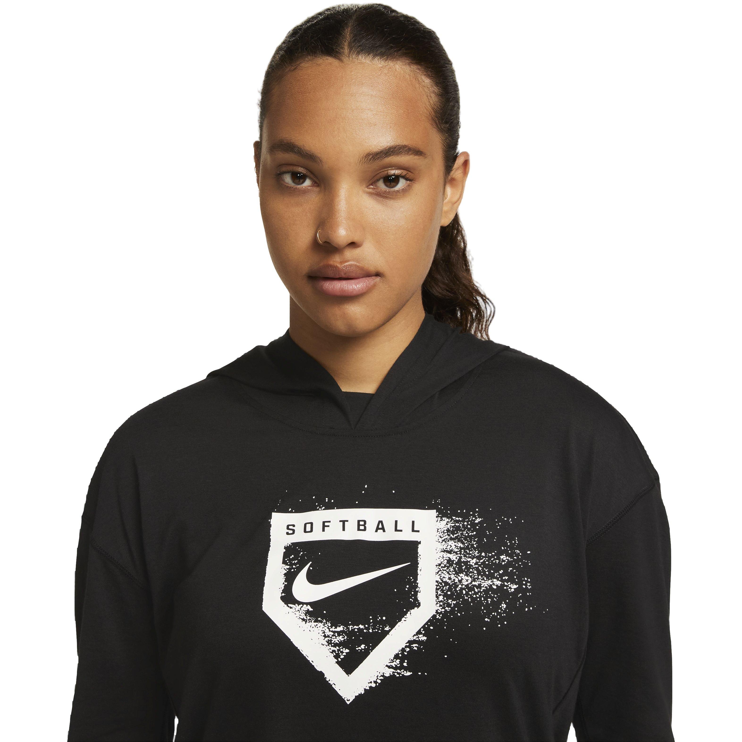 Nike Women s Dri FIT LS Softball Hoodie Hibbett City Gear