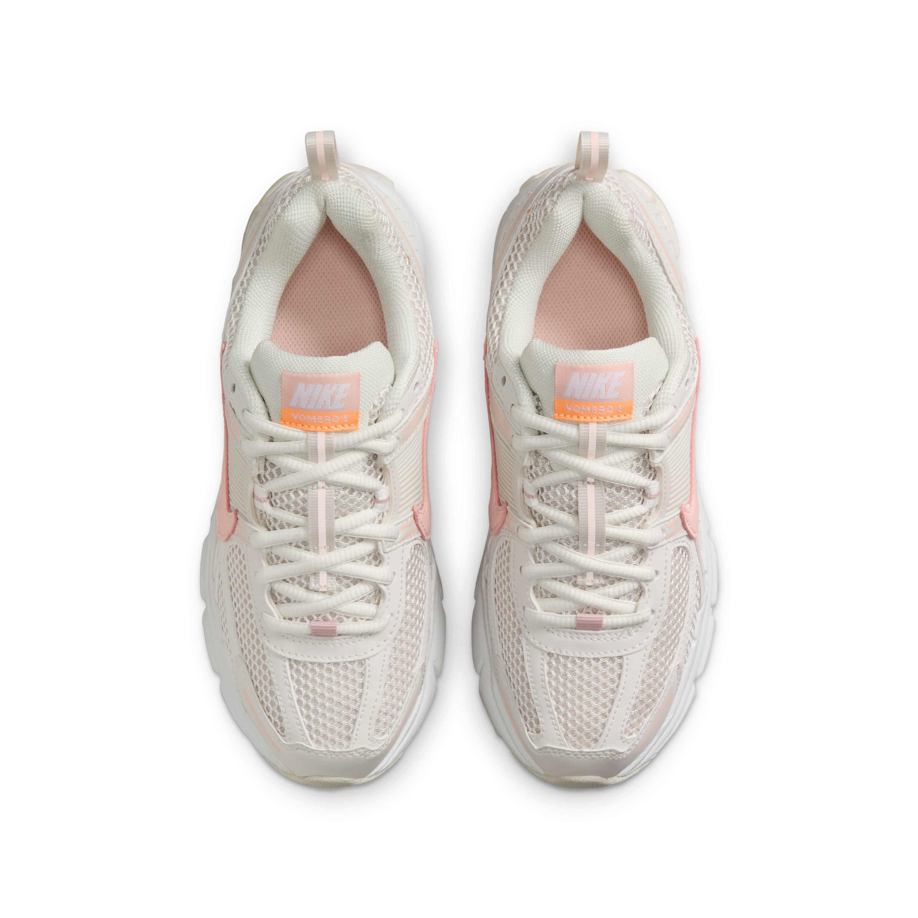 Nike Vomero 5 Grade School Girls' "Phantom/Light Orewood Brown/White/Echo Pink" Shoe