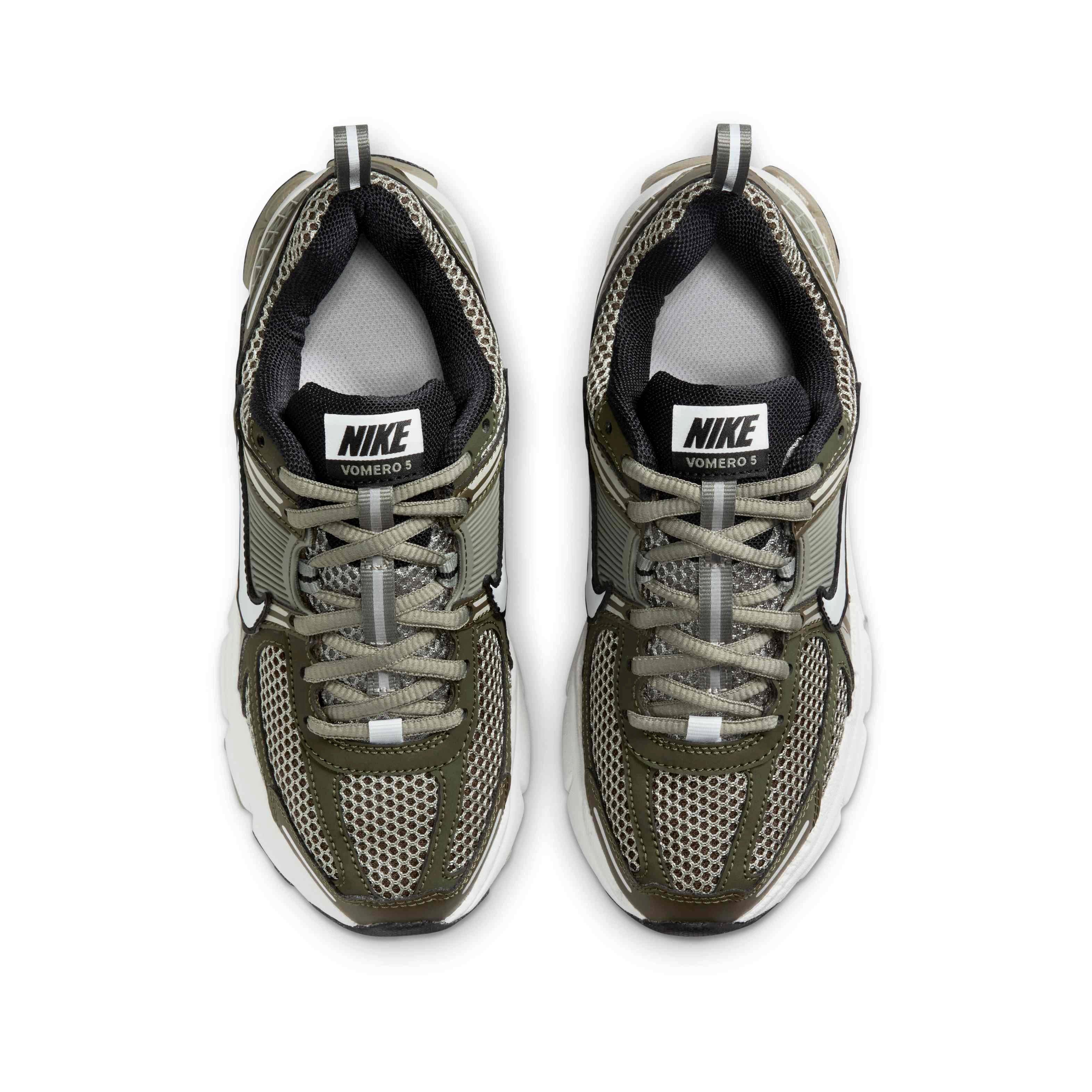 Nike Vomero 5 "Cargo Khaki/Photon Dust/Black/Light Army" Grade School Boys' Shoe - KHAKI/DUST/BLACK/LT ARMY Thumbnail View 4