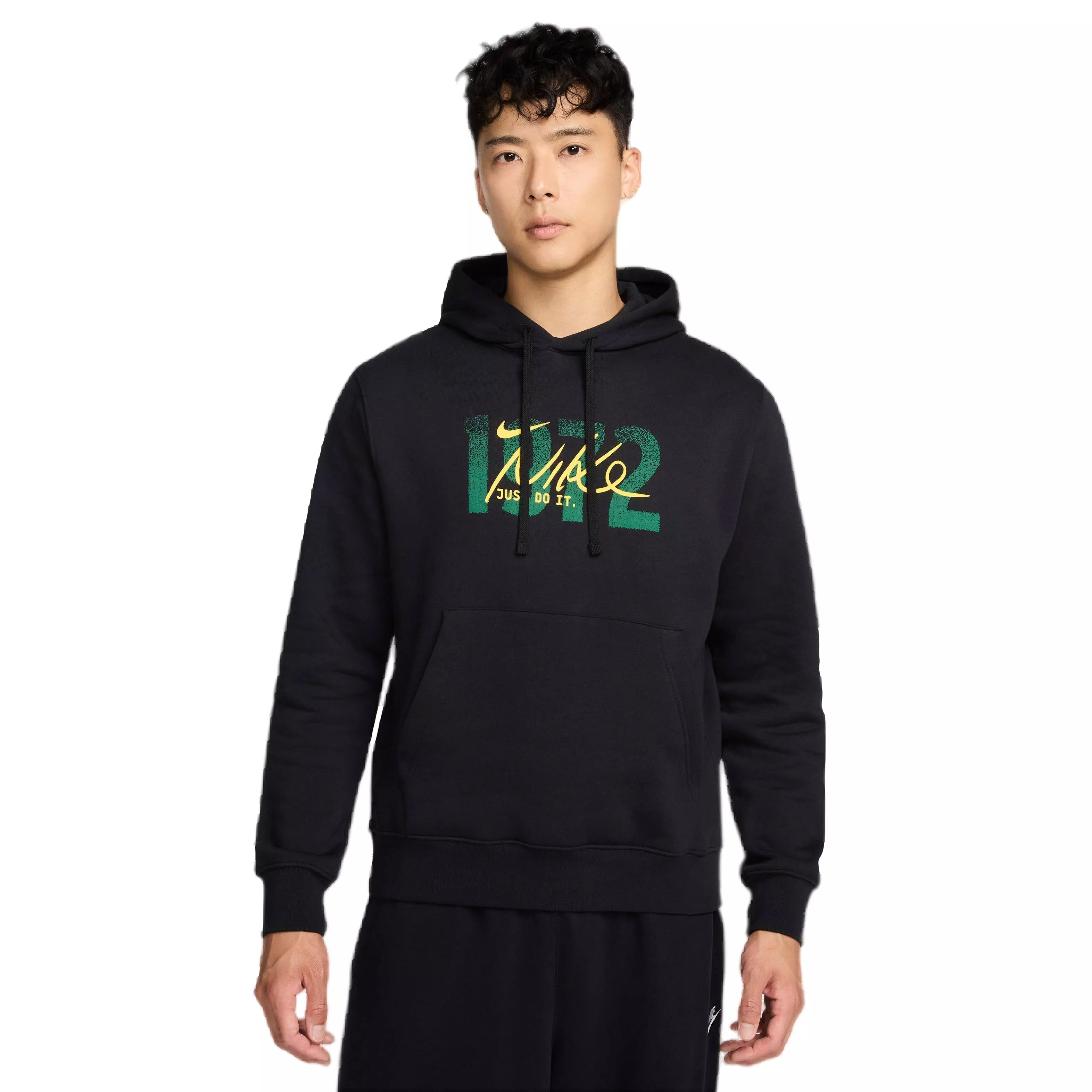 Nike Men's Sportswear Club Fleece Pullover Founder Hoodie - BLACK