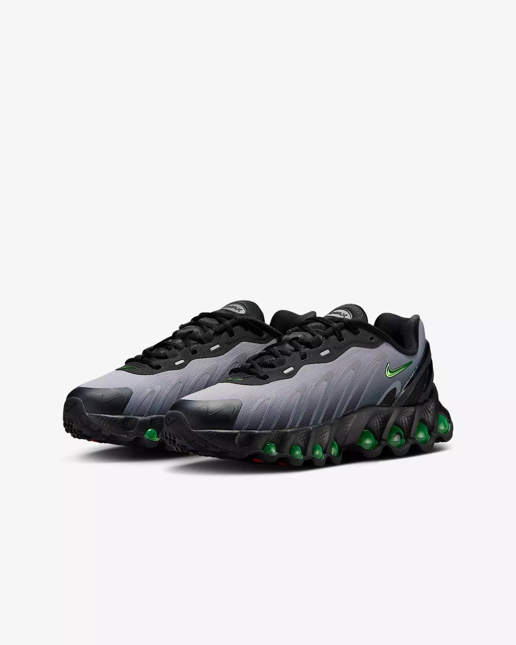 Nike Air Max Dn8 "Black/Light Smoke Grey/Black/Volt" Grade School Boys' Shoe - BLACK/LT GREY/VOLT