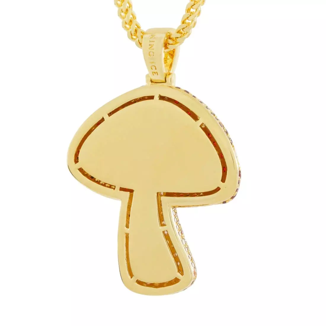 King Ice Mushroom Necklace - GOLD