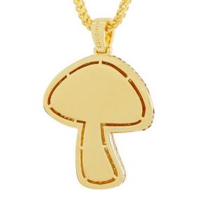 King Ice Mushroom Necklace - GOLD