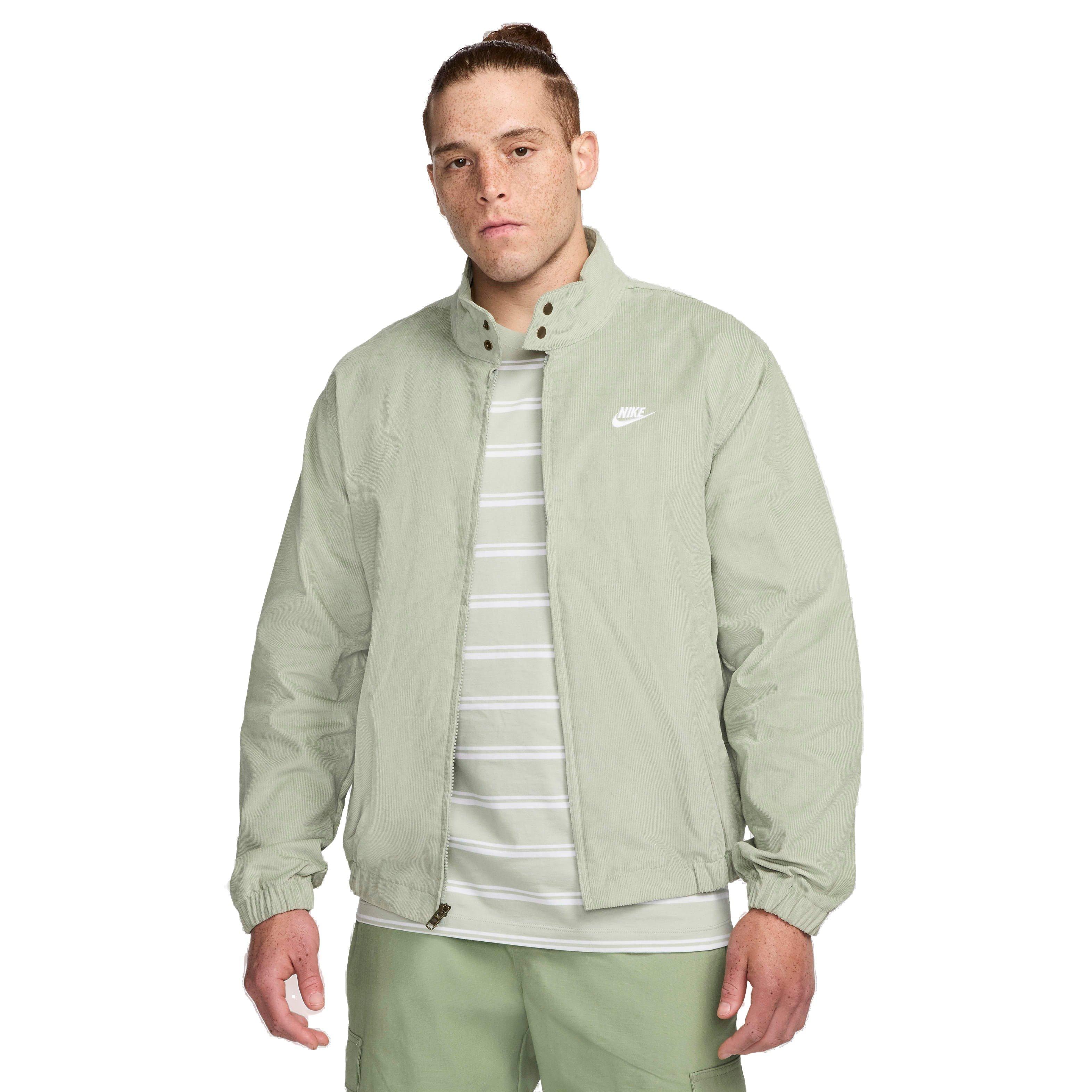 Nike Men's Sportswear Club Corduroy Harrington Jacket -Jade - JADE Thumbnail View 1