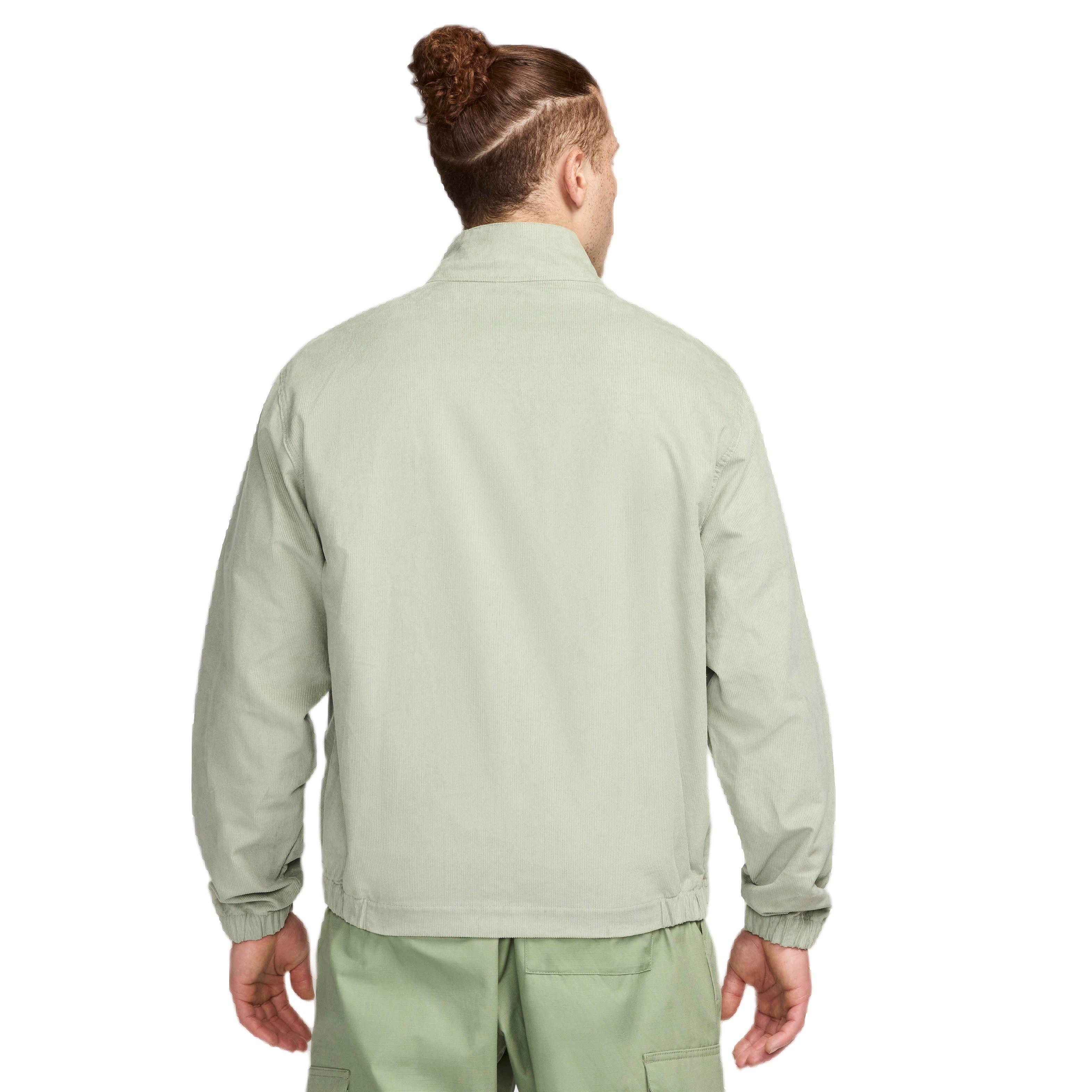Nike Men's Sportswear Club Corduroy Harrington Jacket -Jade - JADE Thumbnail View 2