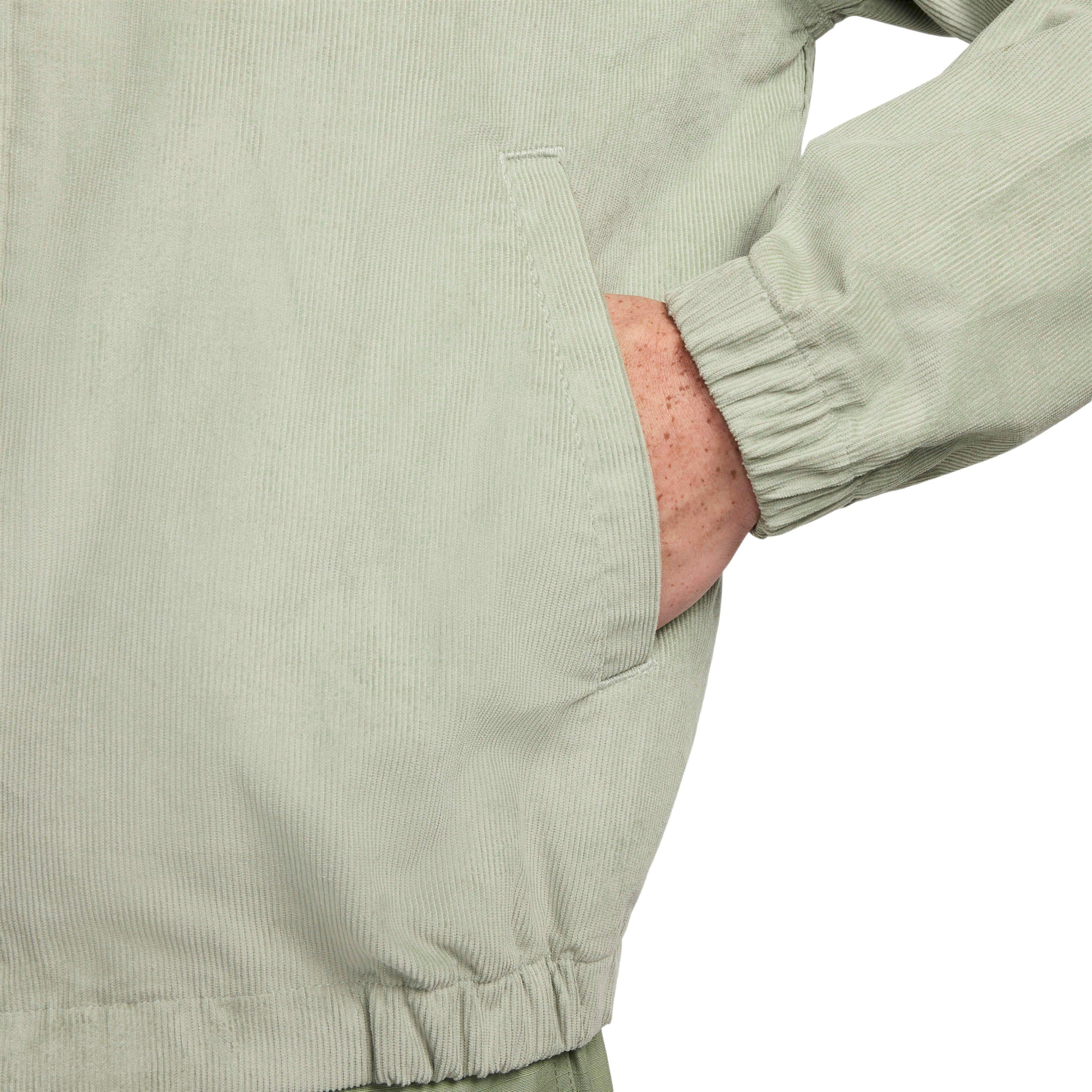 Nike Men's Sportswear Club Corduroy Harrington Jacket -Jade - JADE Thumbnail View 5