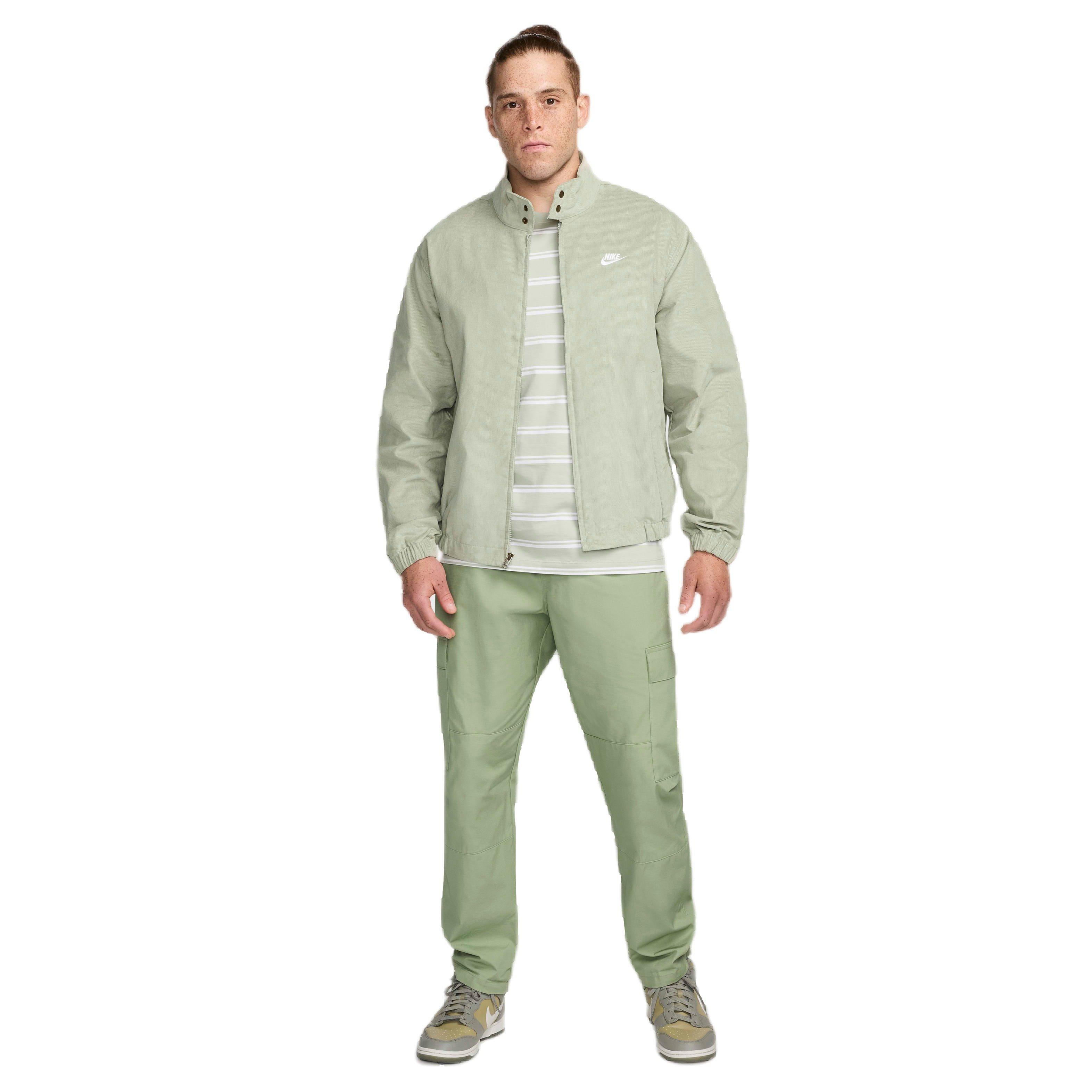Nike Men's Sportswear Club Corduroy Harrington Jacket -Jade - JADE Thumbnail View 6