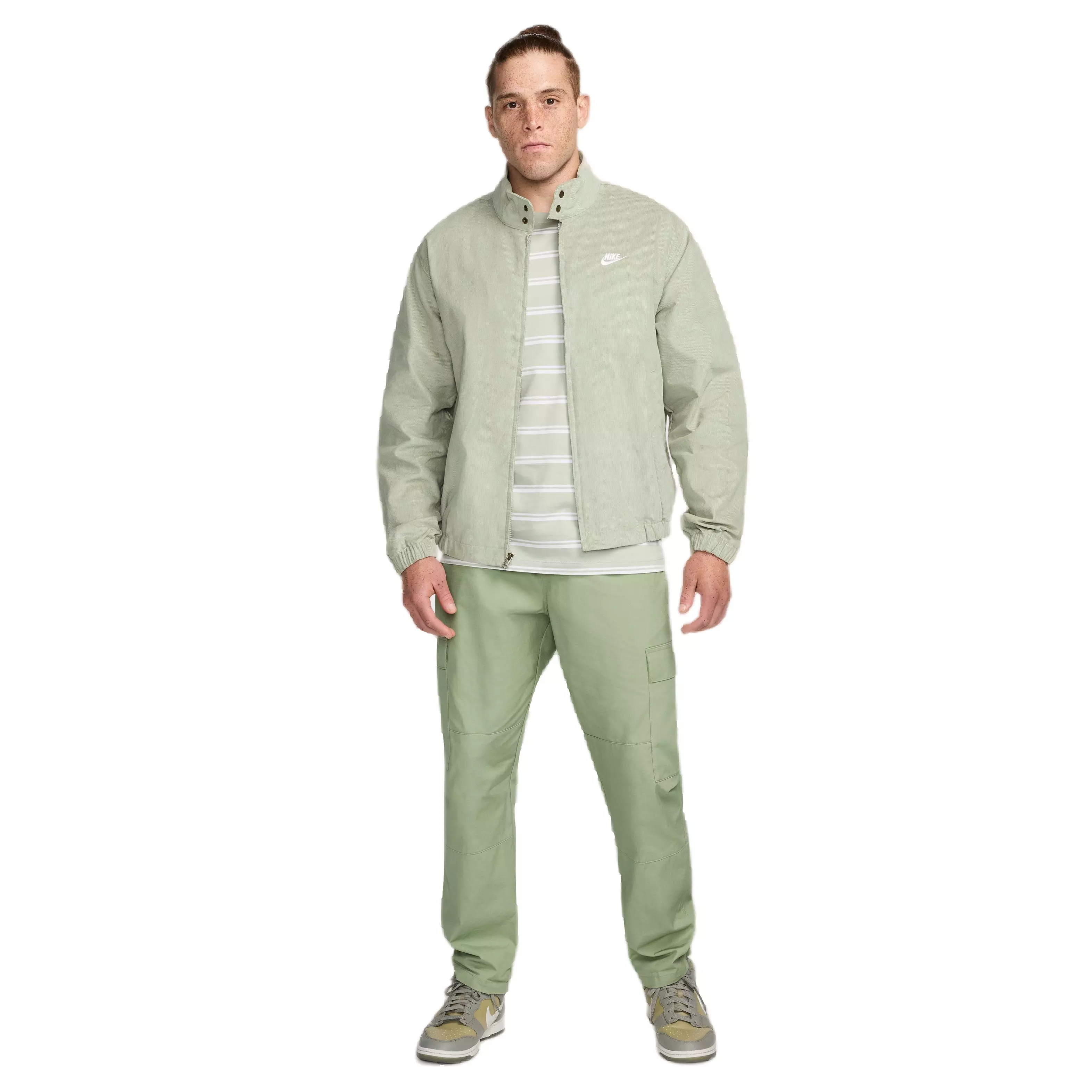 Nike Men's Sportswear Club Corduroy Harrington Jacket -Jade - JADE