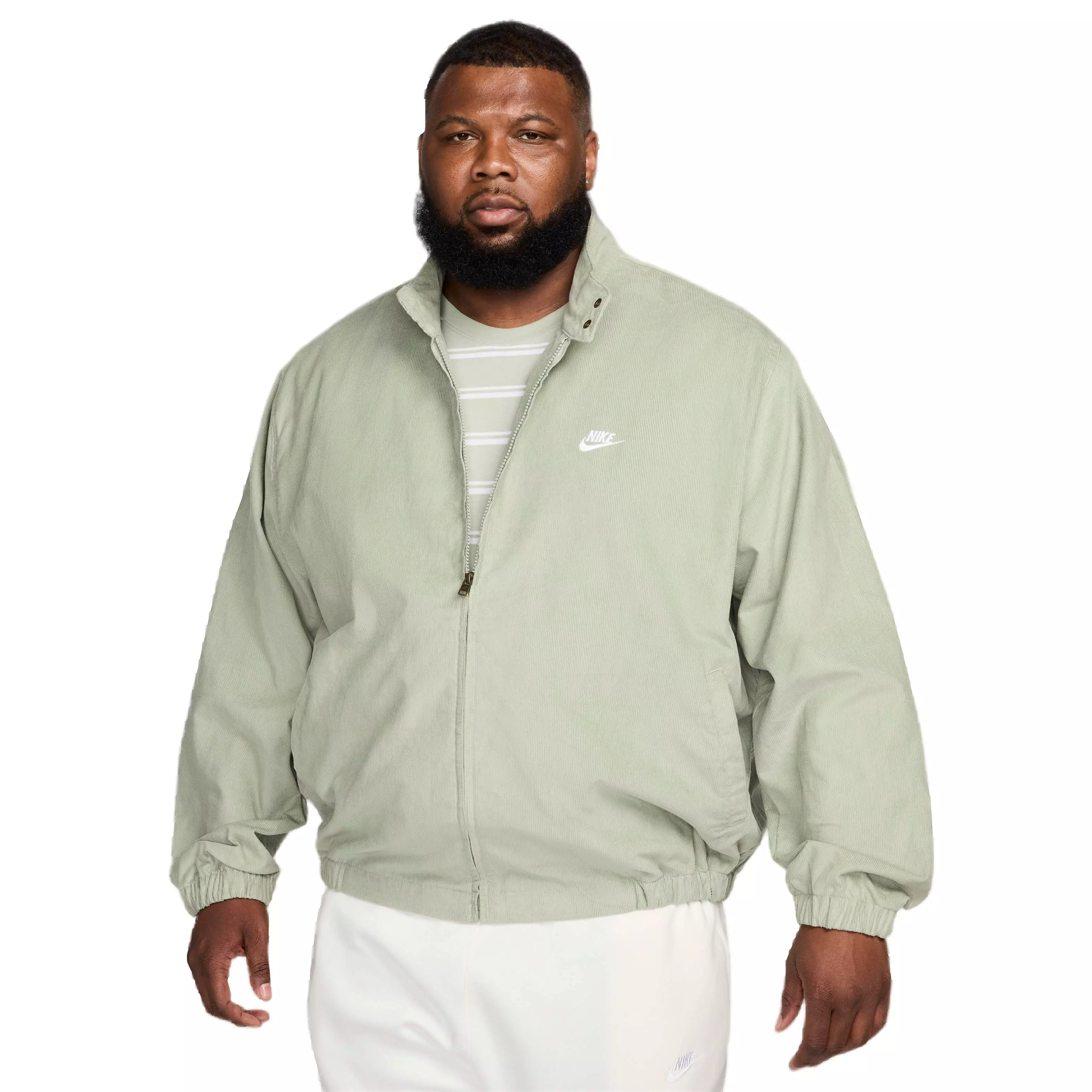 Nike Men's Sportswear Club Corduroy Harrington Jacket -Jade - JADE