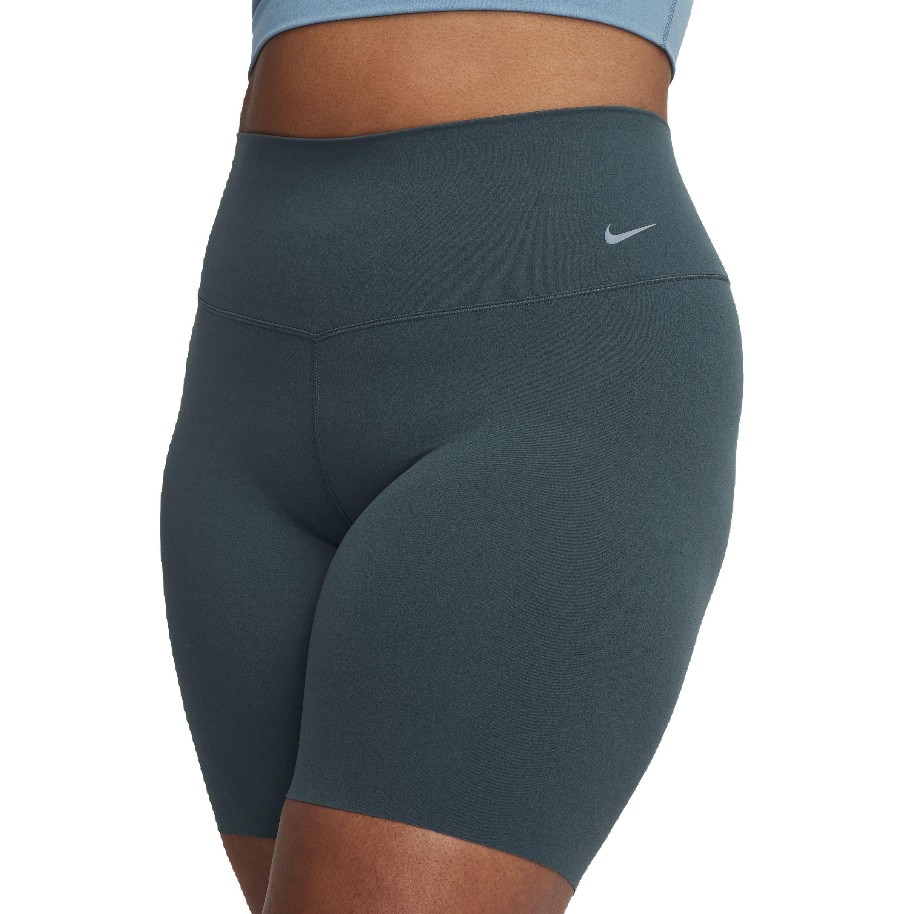 Nike Women's Dri-FIT Zenvy GS High-Waisted 8" Biker Shorts - GREEN Thumbnail View 1