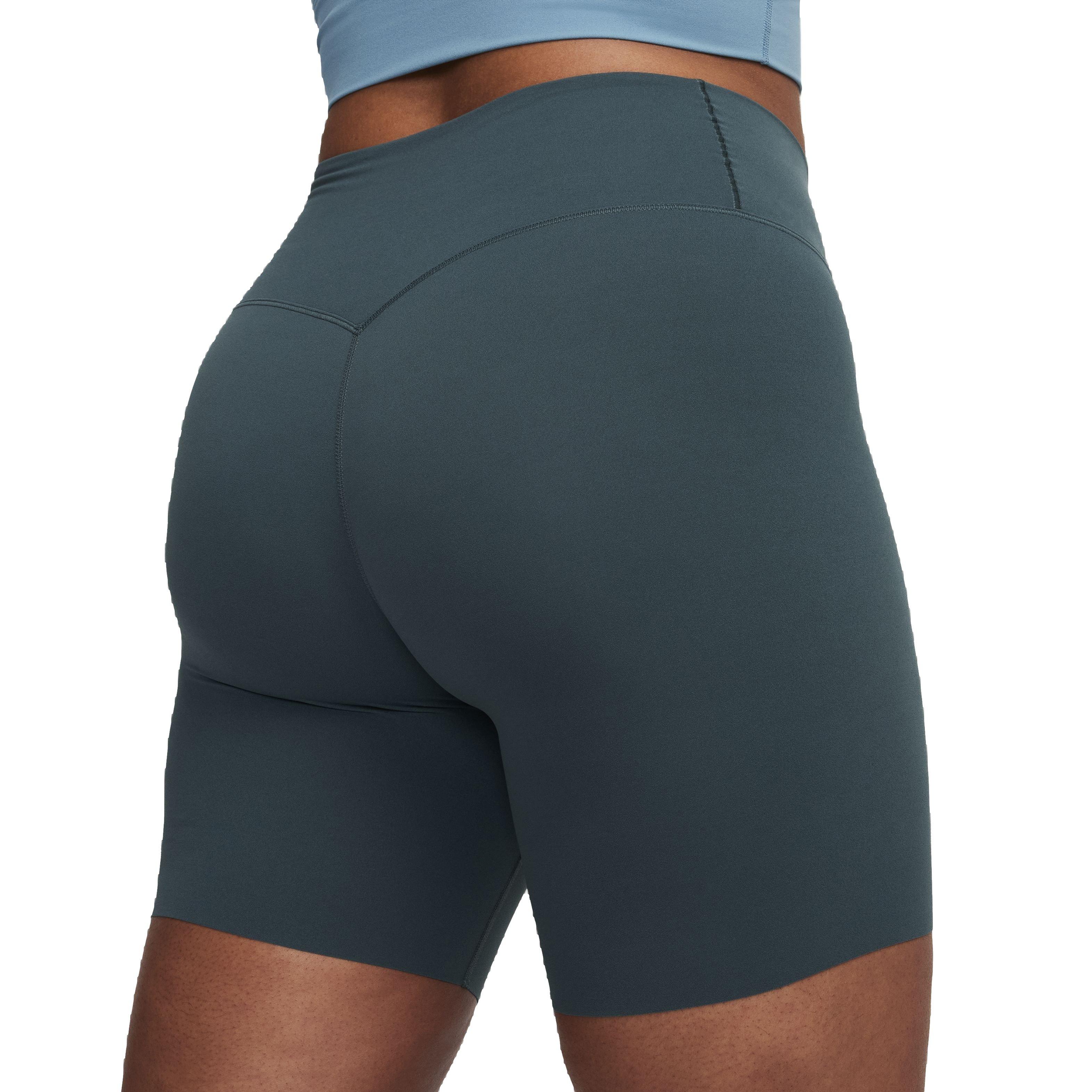 Nike Women's Dri-FIT Zenvy GS High-Waisted 8" Biker Shorts - GREEN Thumbnail View 2