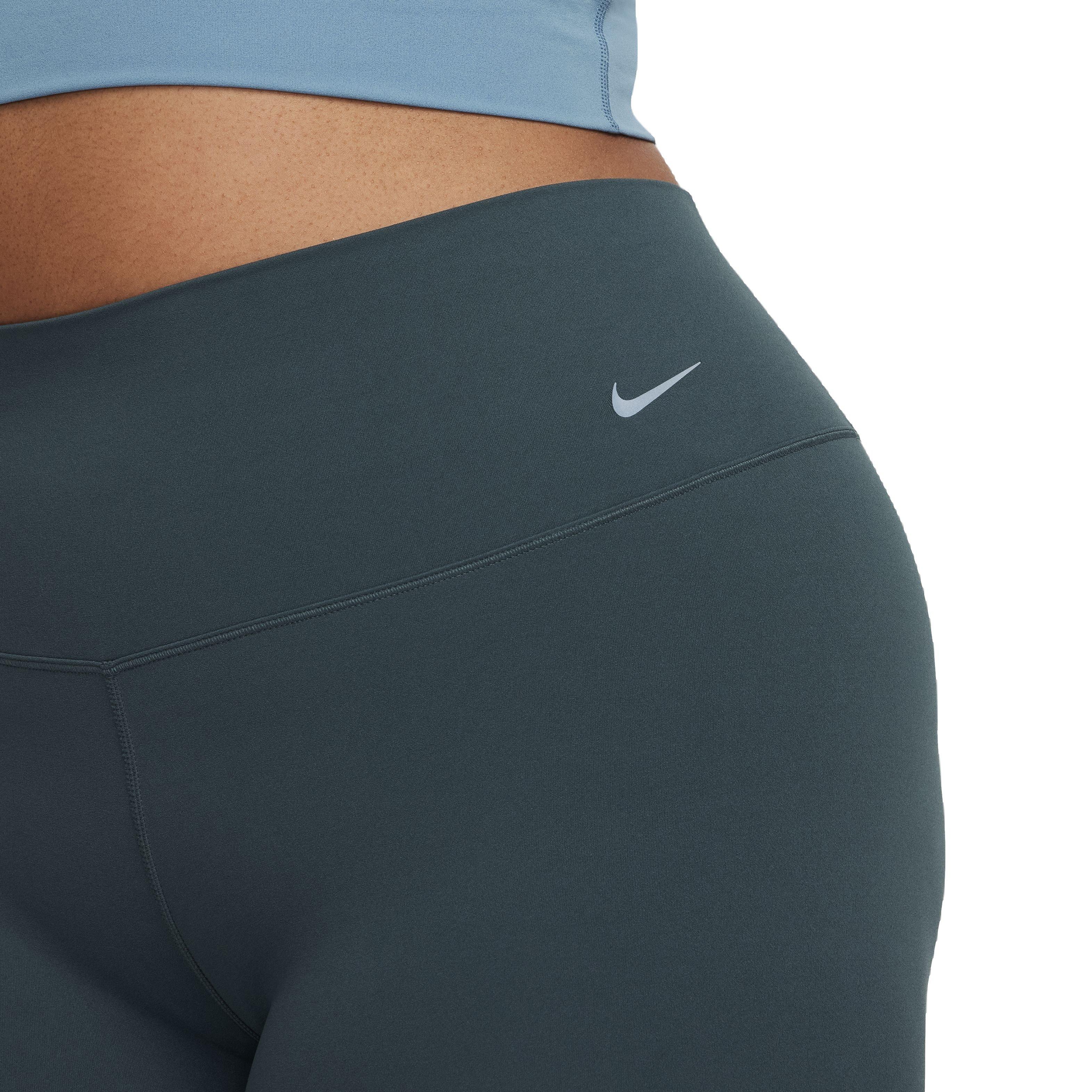 Nike Women's Dri-FIT Zenvy GS High-Waisted 8" Biker Shorts - GREEN Thumbnail View 3