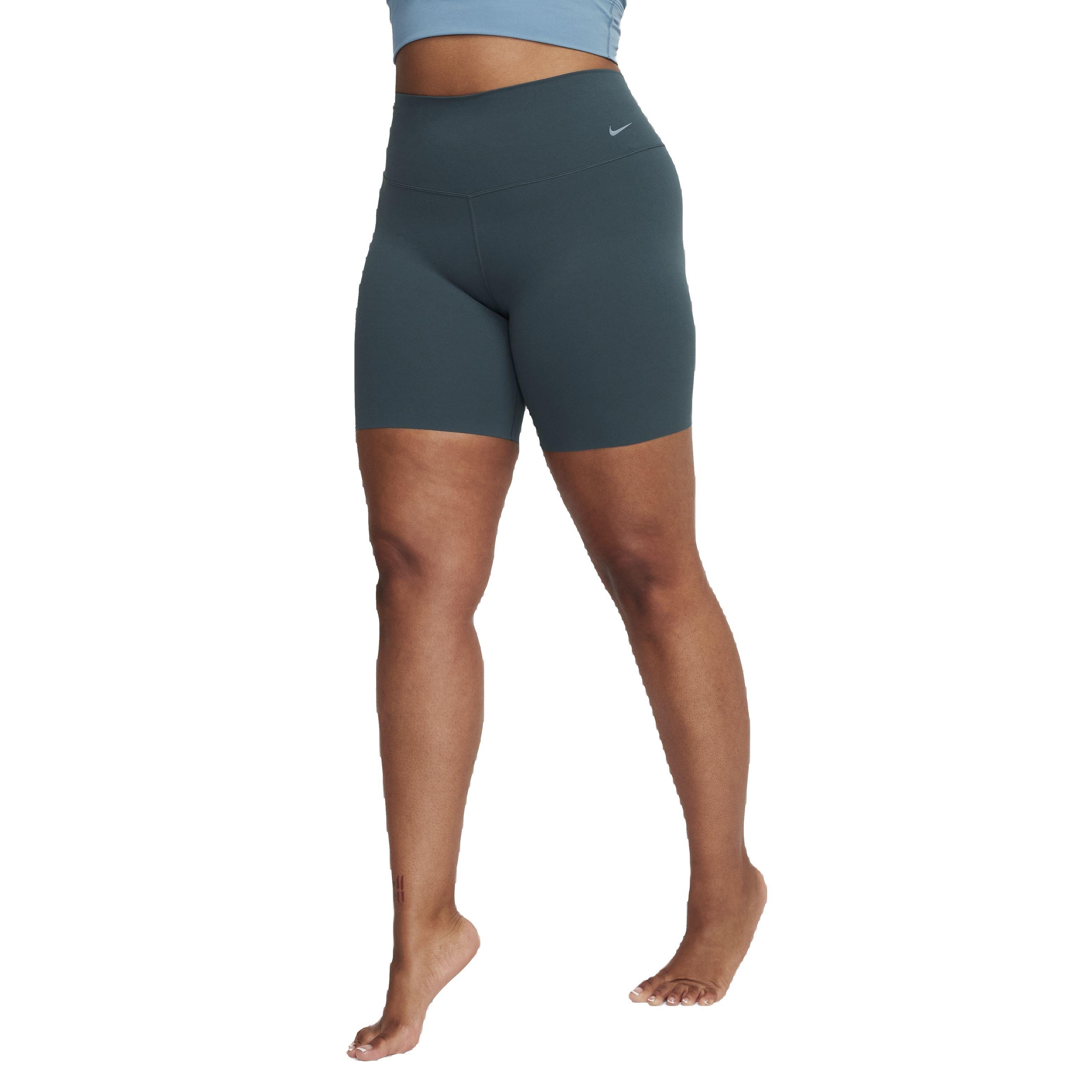 Nike Women's Dri-FIT Zenvy GS High-Waisted 8" Biker Shorts - GREEN Thumbnail View 5
