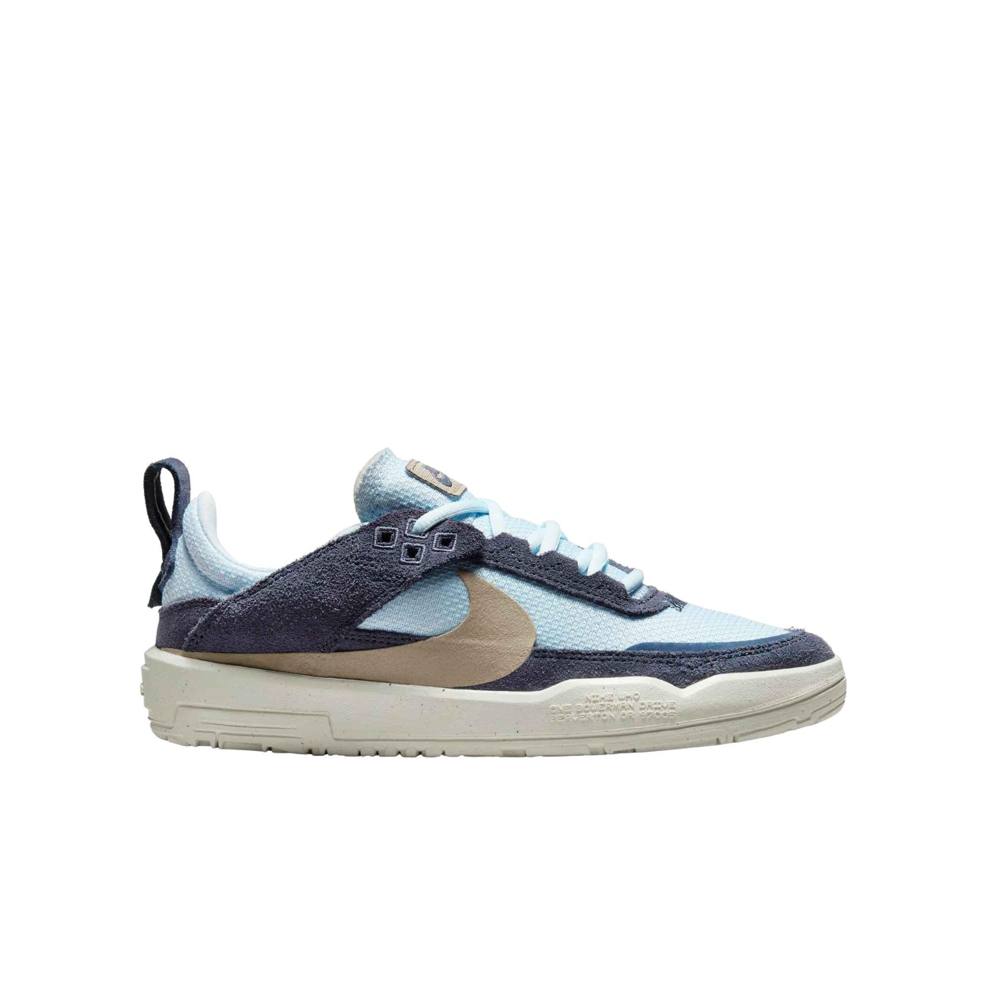 Nike SB Day One "Thunder Blue/Blue Tint/Sail/Khaki" Grade School Boys' Skateboarding Shoe - BLUE/KHAKI Thumbnail View 1