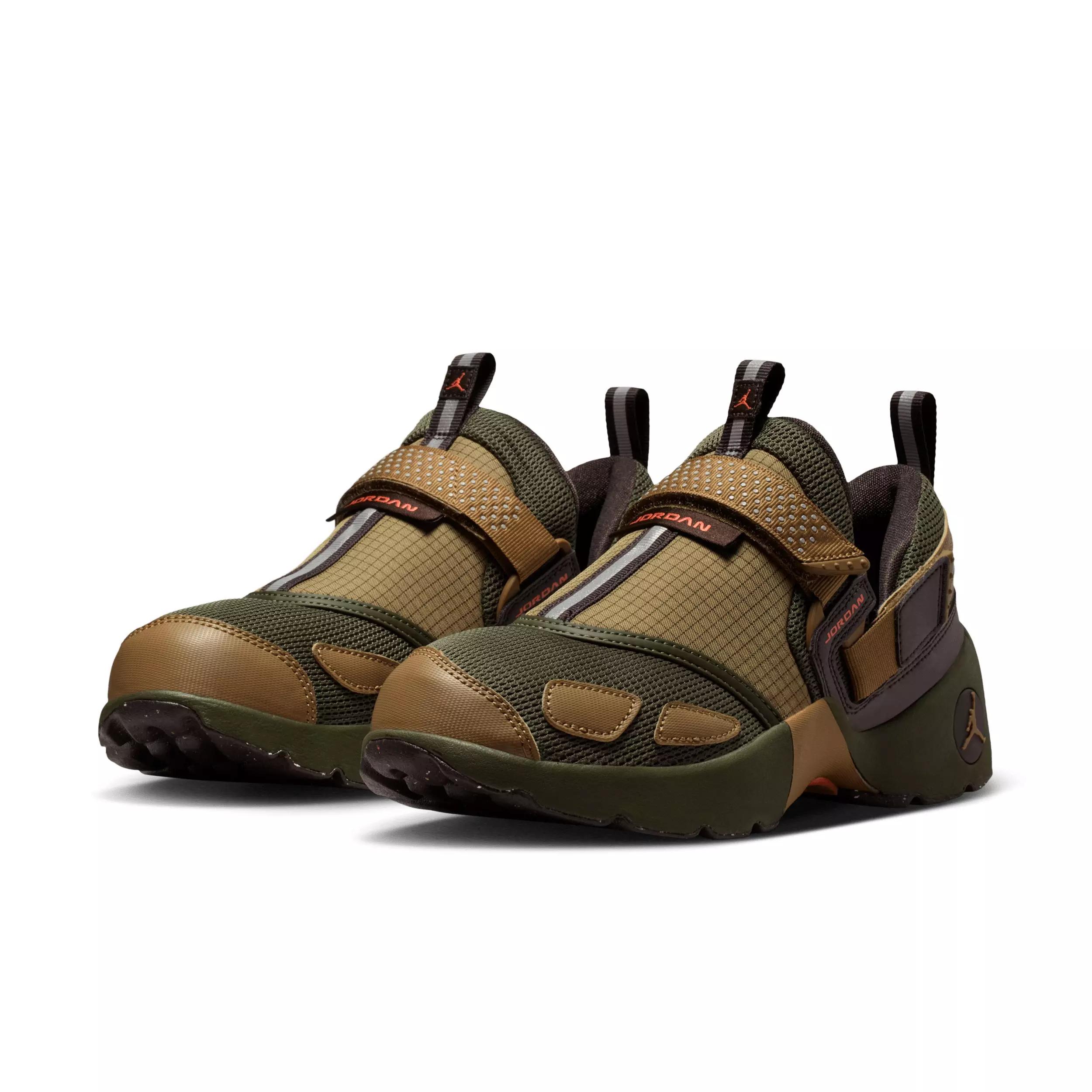 Jordan Trunner LX "Brown Kelp/Cargo Khaki/Velvet Brown/Wild Mango" Women's Shoe - BROWN/CARGO/BROWN/MANGO