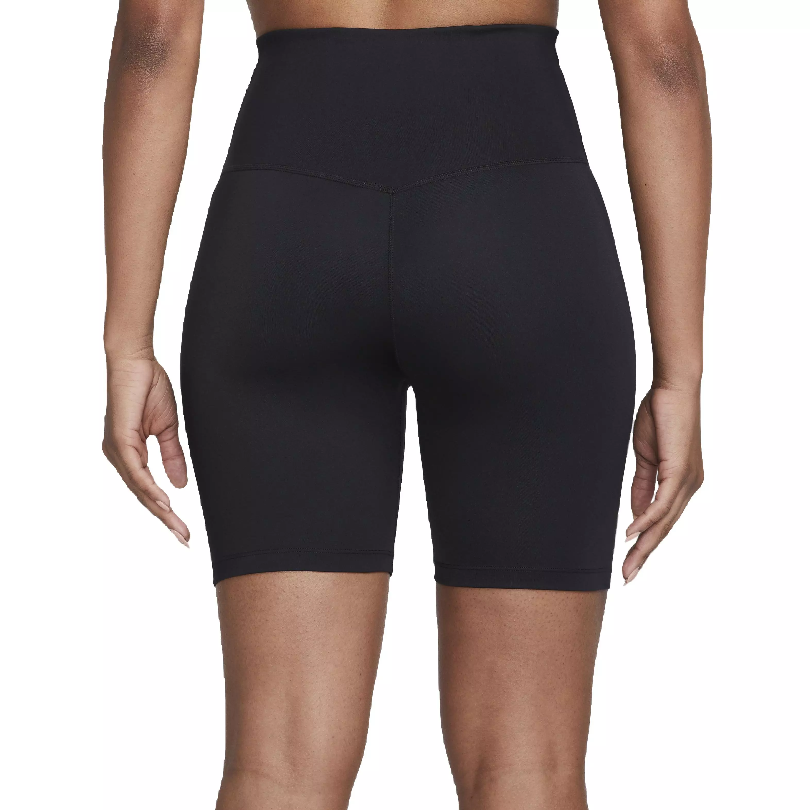 Nike Women's One Dri-FIT High-Waisted 7" Biker Shorts -Black - BLACK