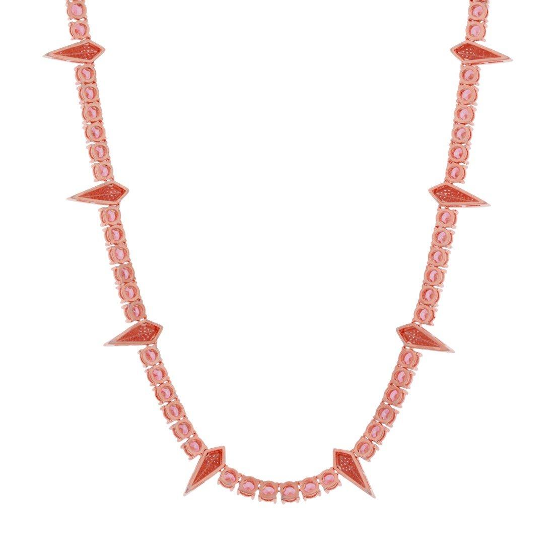 King Ice Wakanda Tennis Chain - Rose Gold - ROSE GOLD
