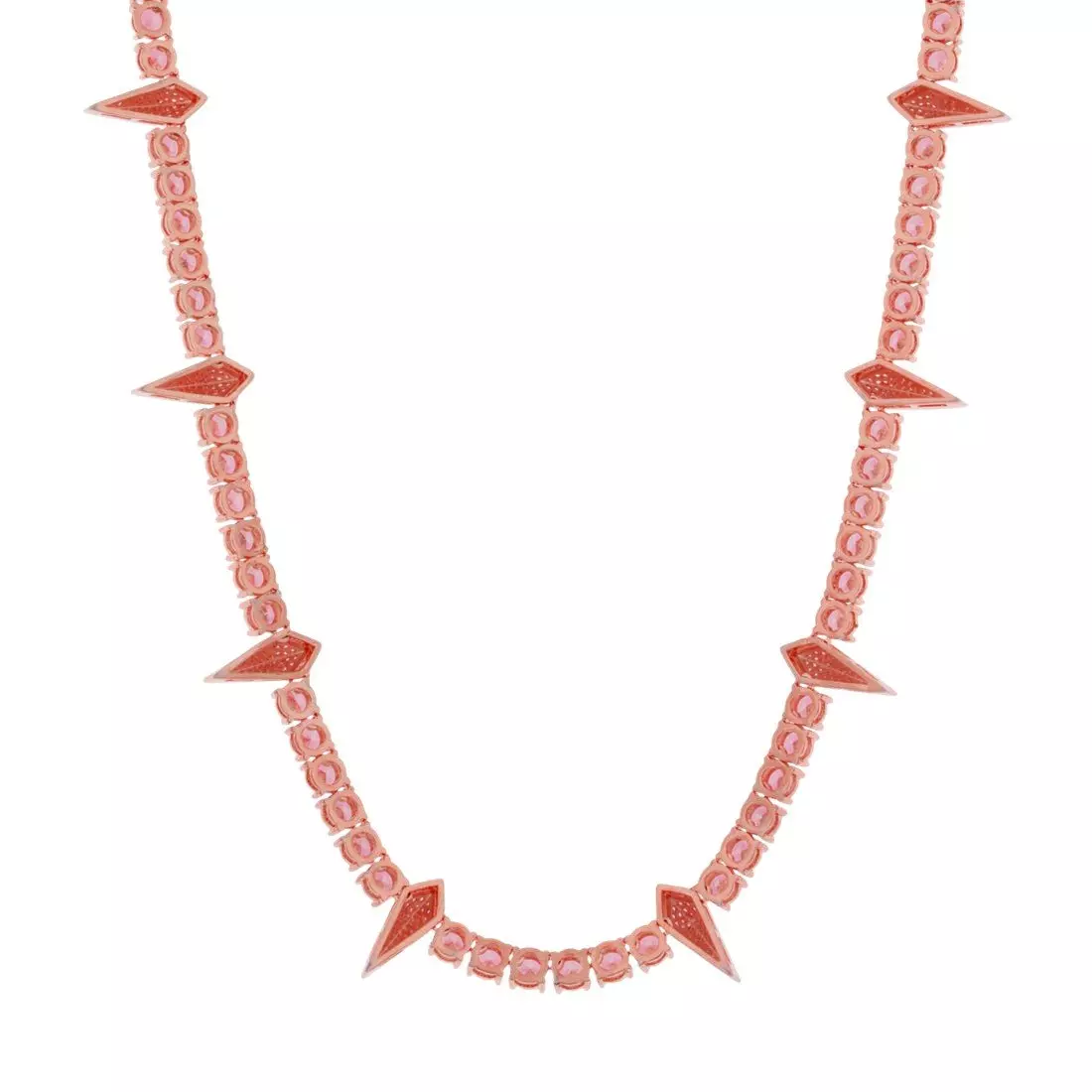 King Ice Wakanda Tennis Chain - Rose Gold - ROSE GOLD