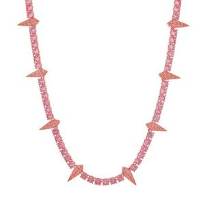 King Ice Wakanda Tennis Chain - Rose Gold - ROSE GOLD