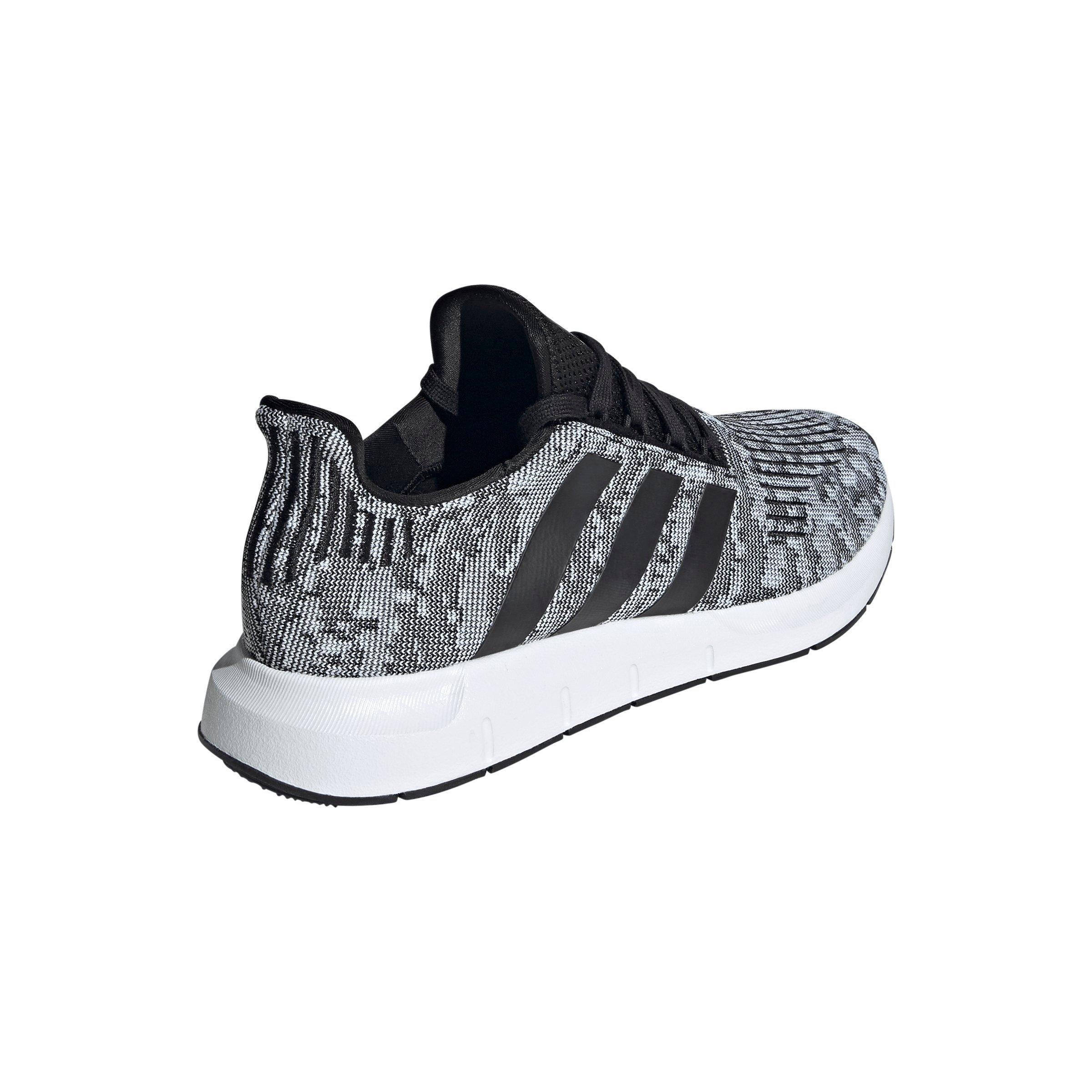 adidas Swift Run 1.0 "Cblack/Ftwwht" Men's Running Shoe - BLACK/WHITE Thumbnail View 4