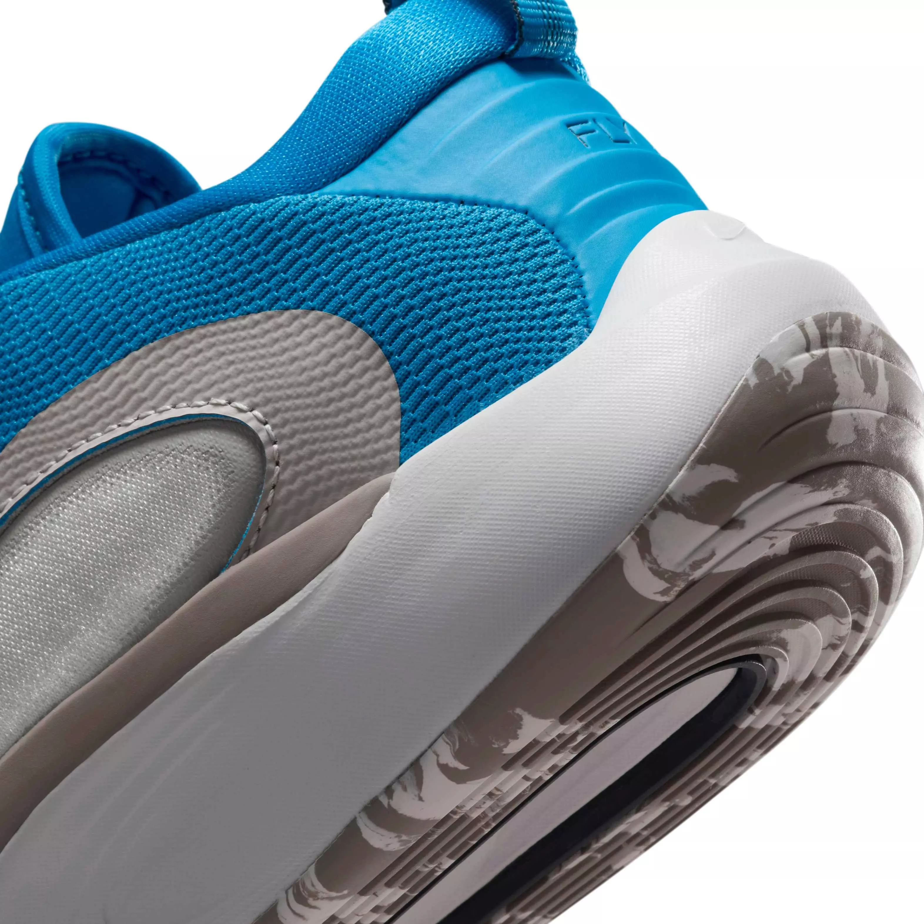 Nike IsoFly "Photo Blue/College Grey/Phantom/White" Grade School Boys' Basketball Shoe - BLUE/GREY/PHANTOM/WHITE