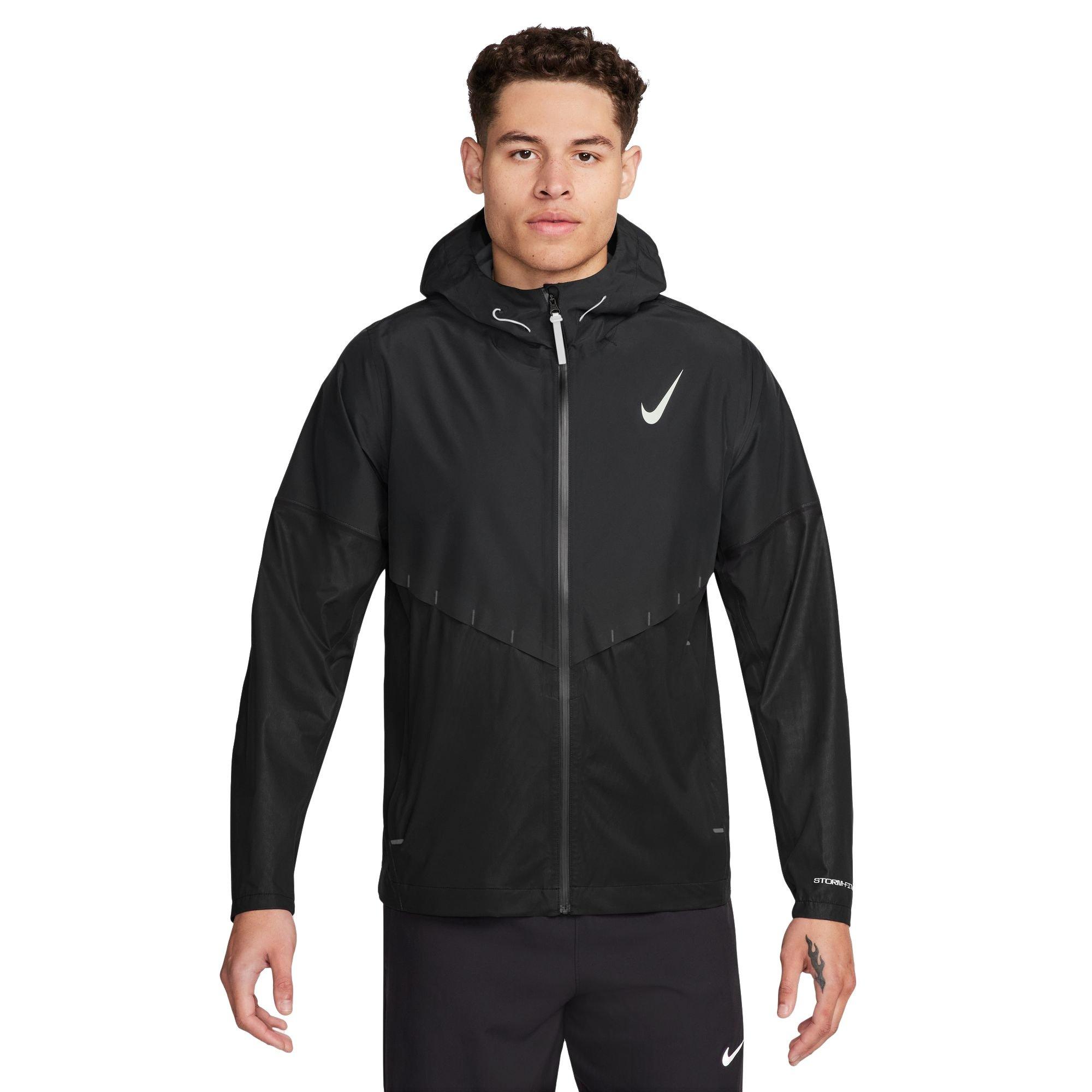 Nike Men's Storm-FIT Aerogami Aeroswift Breathable Running Jacket - BLACK Thumbnail View 1
