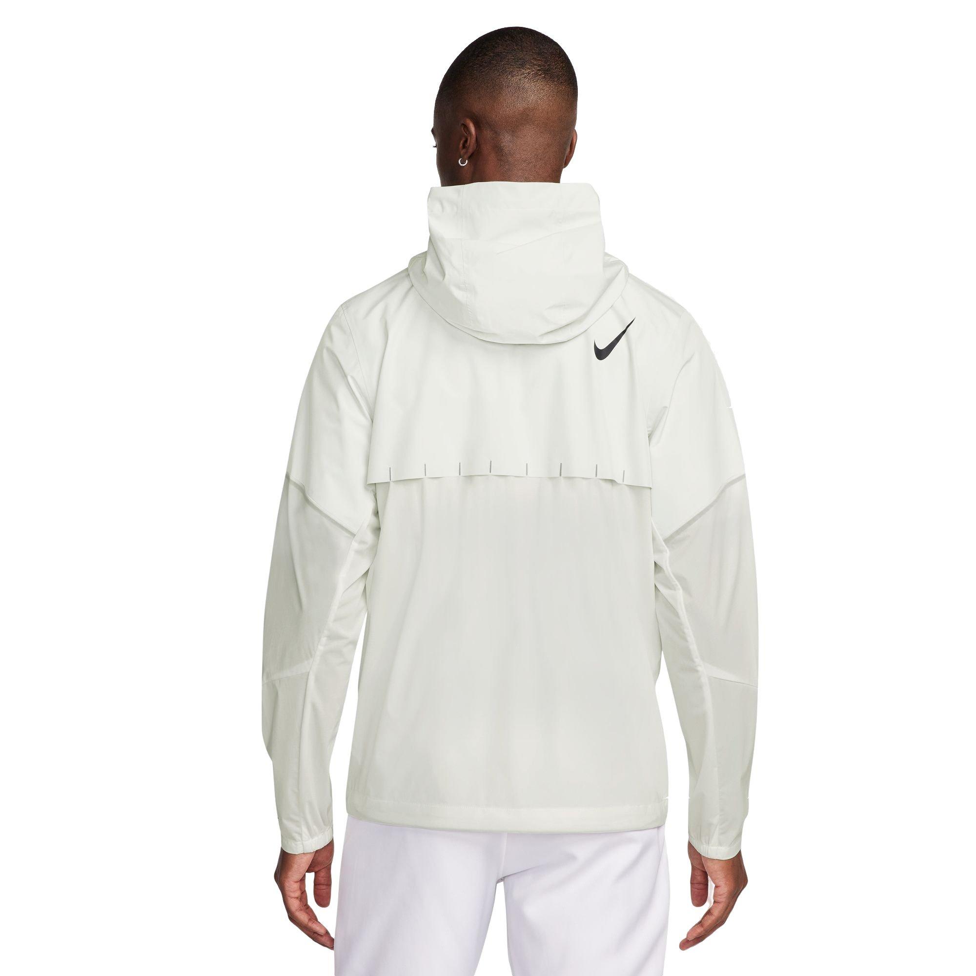 Nike Men's Storm-FIT Aerogami Aeroswift Breathable Running Jacket - WHITE Thumbnail View 2