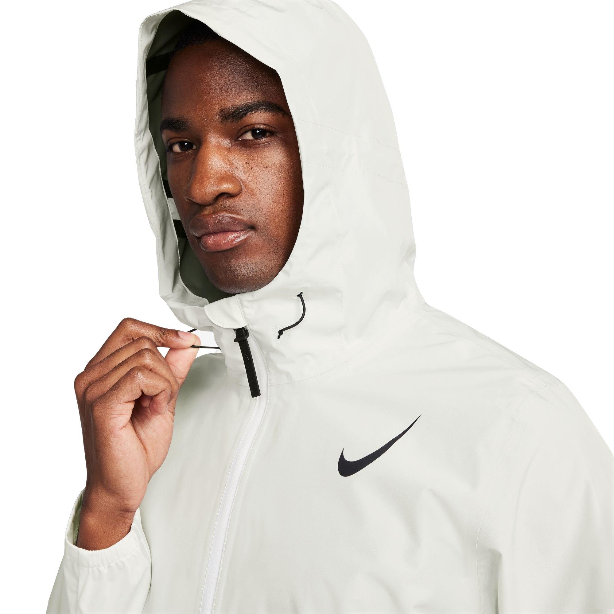 Nike Men's Storm-FIT Aerogami Aeroswift Breathable Running Jacket - WHITE Thumbnail View 3