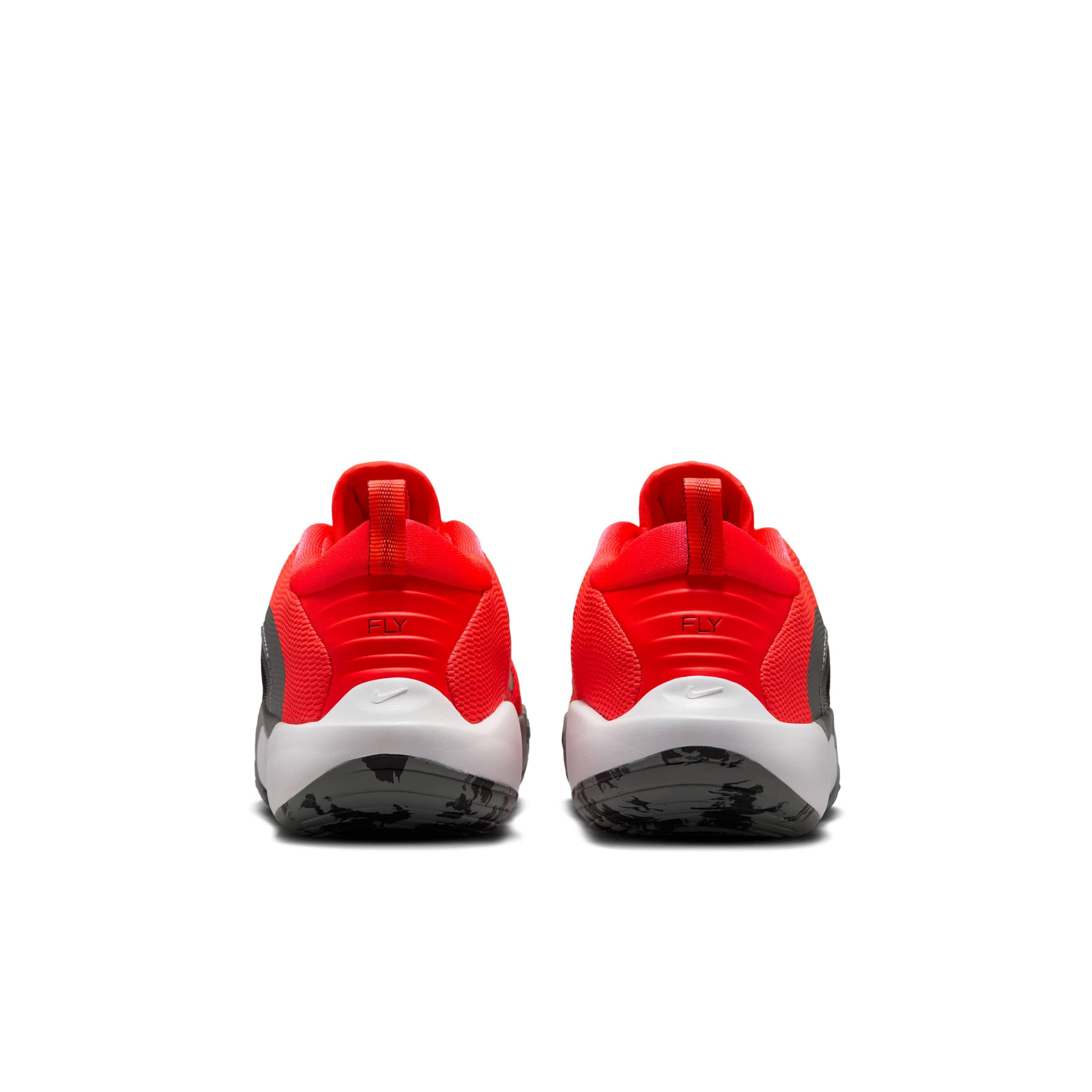 Nike IsoFly Grade School Boys' "Bright Crimson/Smoke Grey/Black/Team Red" Basketball Shoe