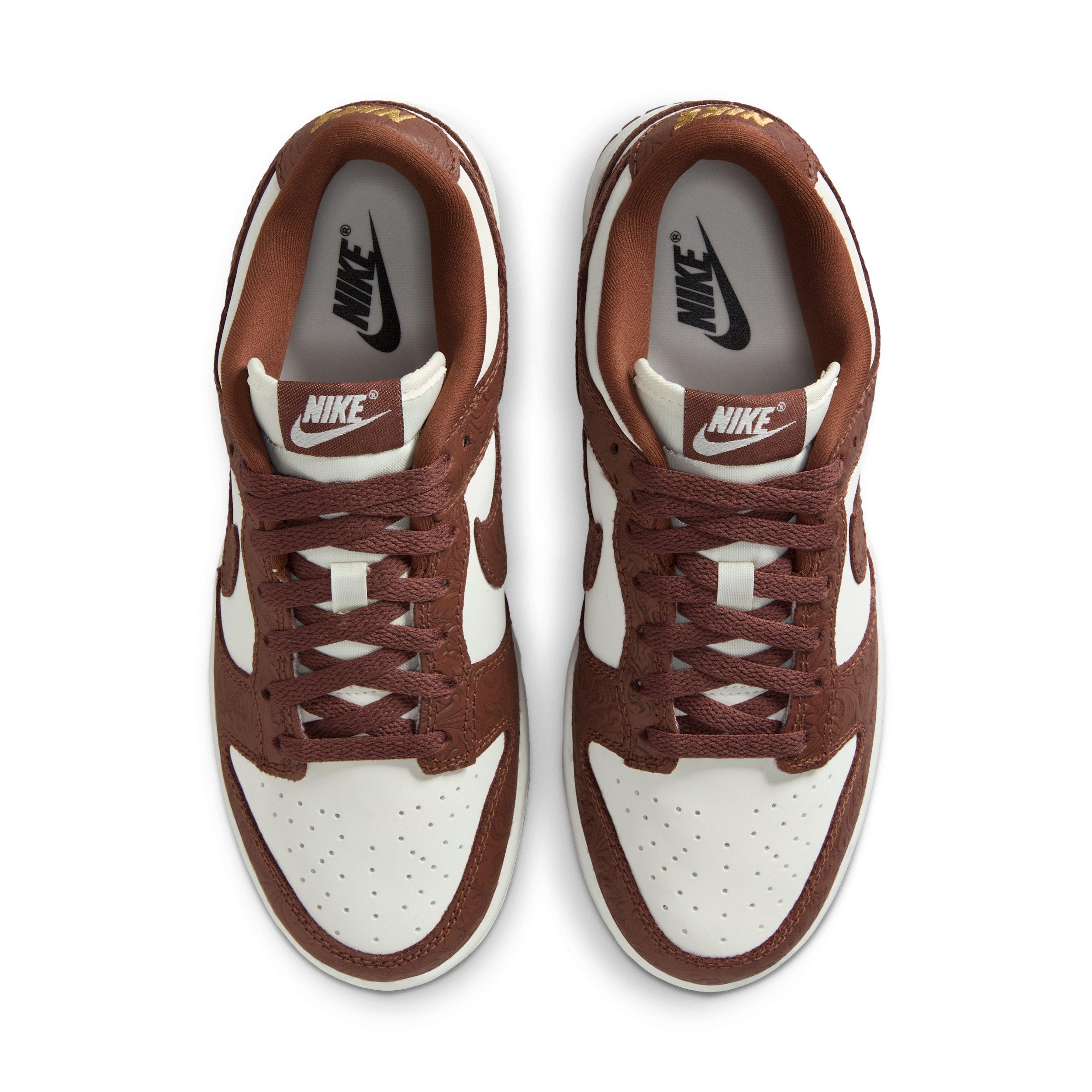 Nike Dunk Low "Sail/Sail/Metallic Gold/Fauna Brown" Women's Shoe - SAIL/SAIL/GOLD/BROWN Thumbnail View 4