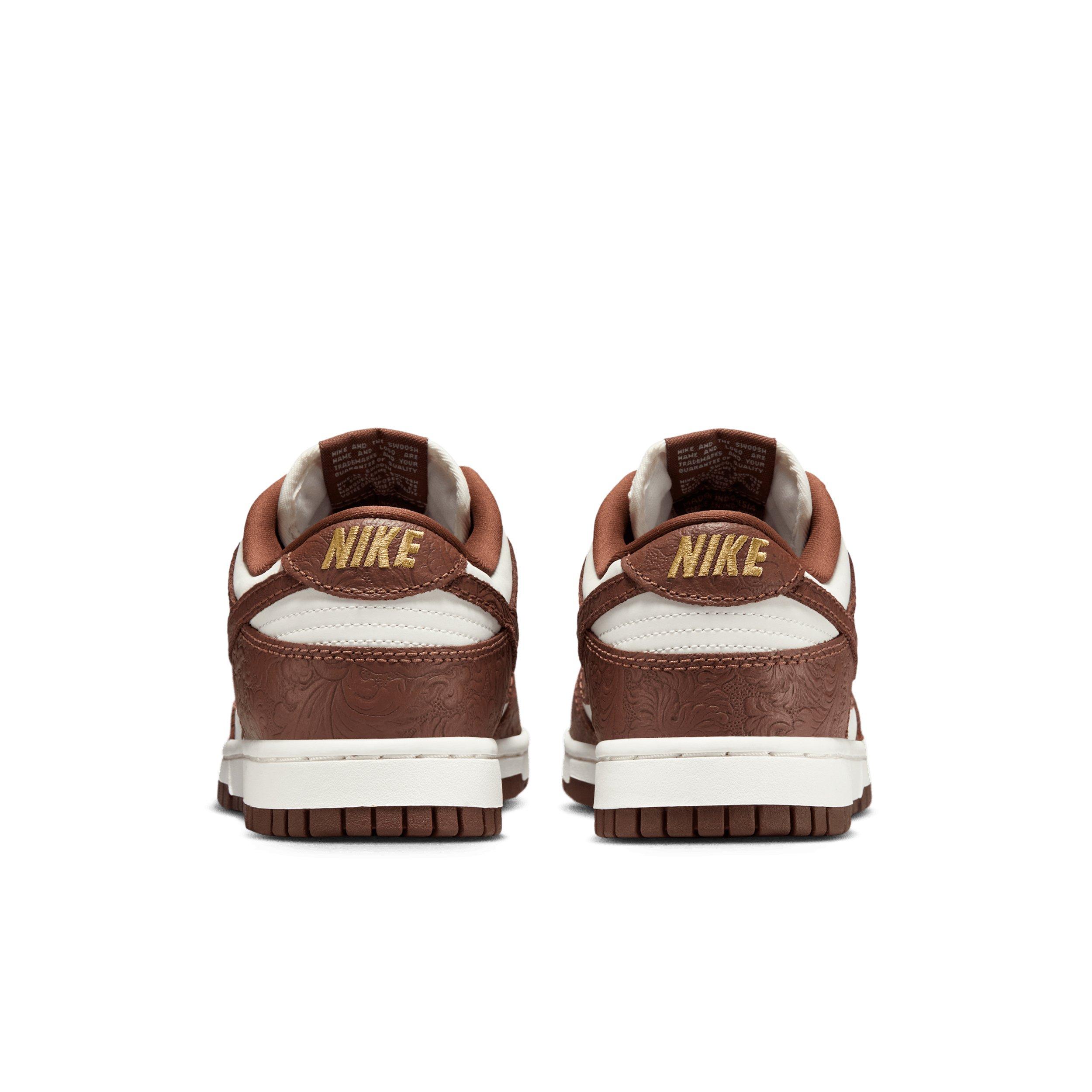 Nike Dunk Low "Sail/Sail/Metallic Gold/Fauna Brown" Women's Shoe - SAIL/SAIL/GOLD/BROWN Thumbnail View 5