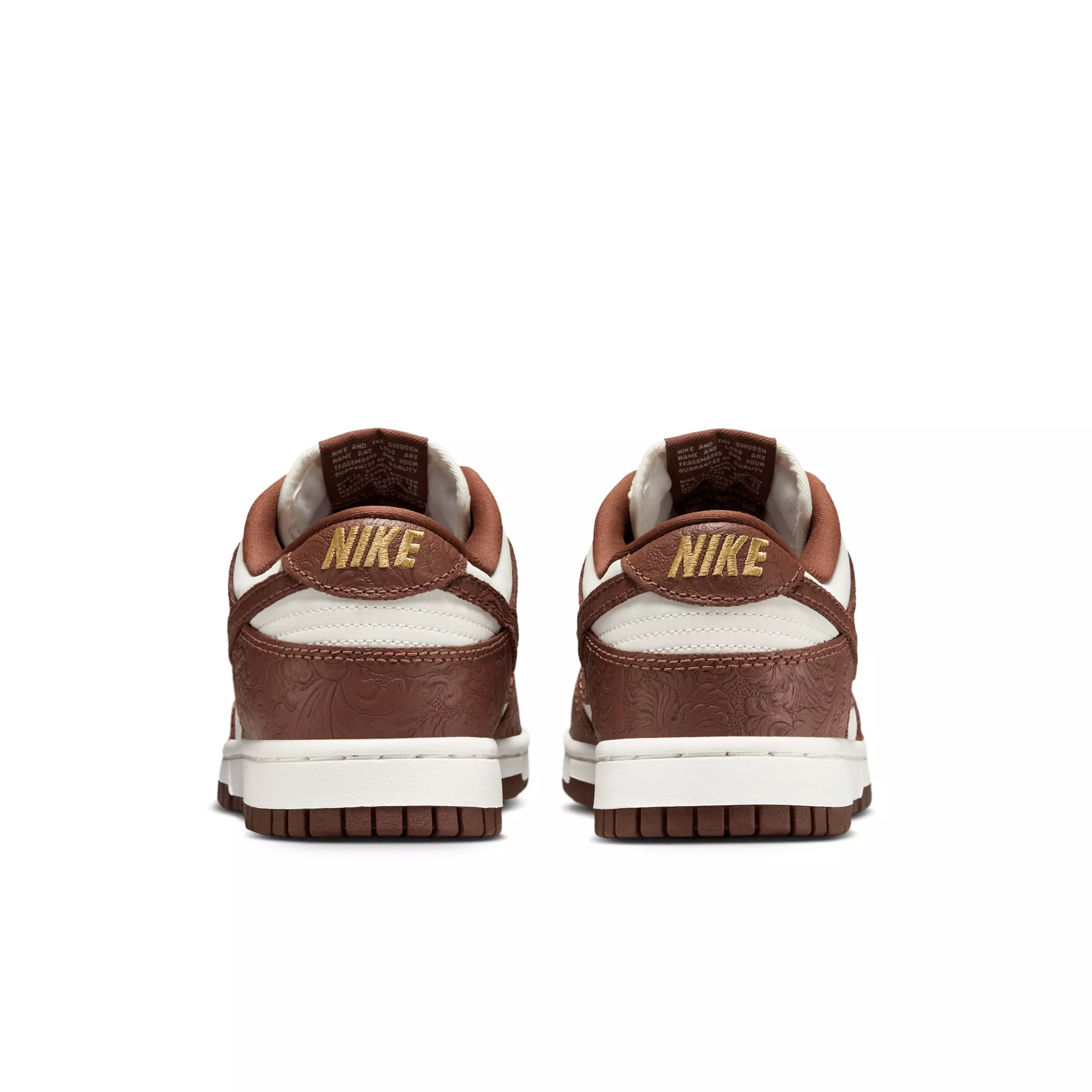Nike Dunk Low "Sail/Sail/Metallic Gold/Fauna Brown" Women's Shoe - SAIL/SAIL/GOLD/BROWN