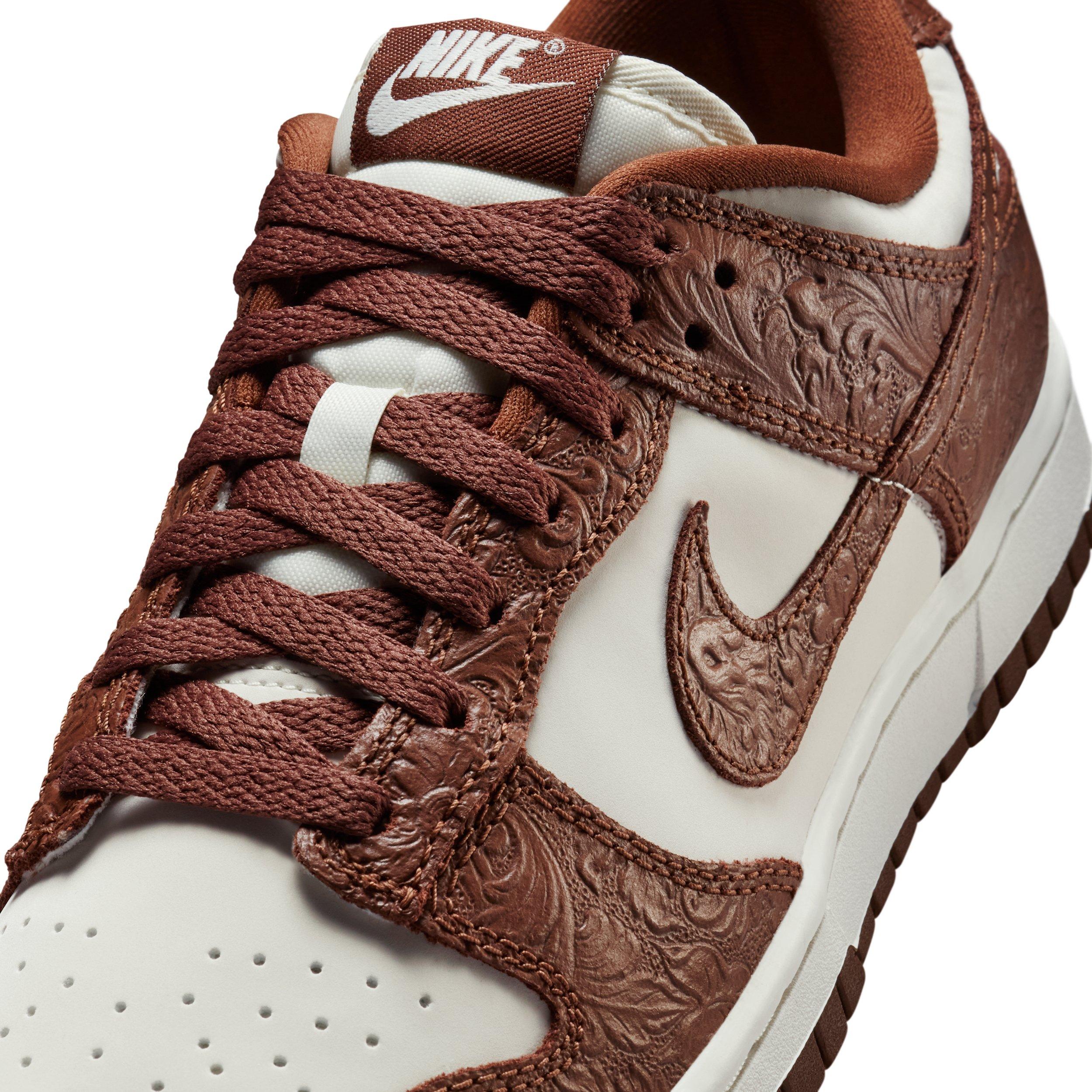 Nike Dunk Low "Sail/Sail/Metallic Gold/Fauna Brown" Women's Shoe - SAIL/SAIL/GOLD/BROWN Thumbnail View 7
