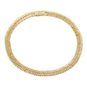 King Ice 12mm Iced Herringbone Chain - Gold - GOLD
