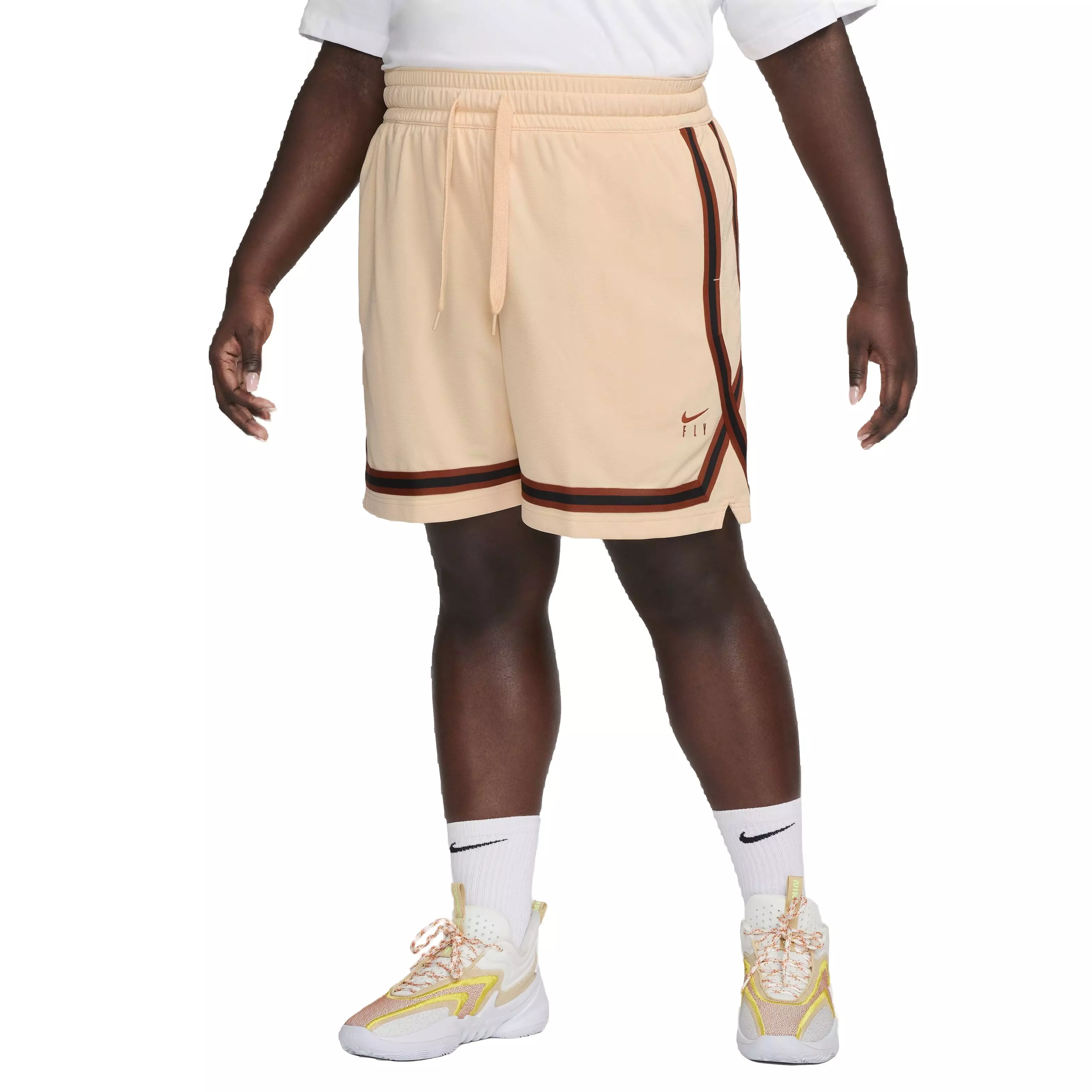Nike Women's Fly Crossover M2Z Shorts -Ice Peach - ICE PEACH