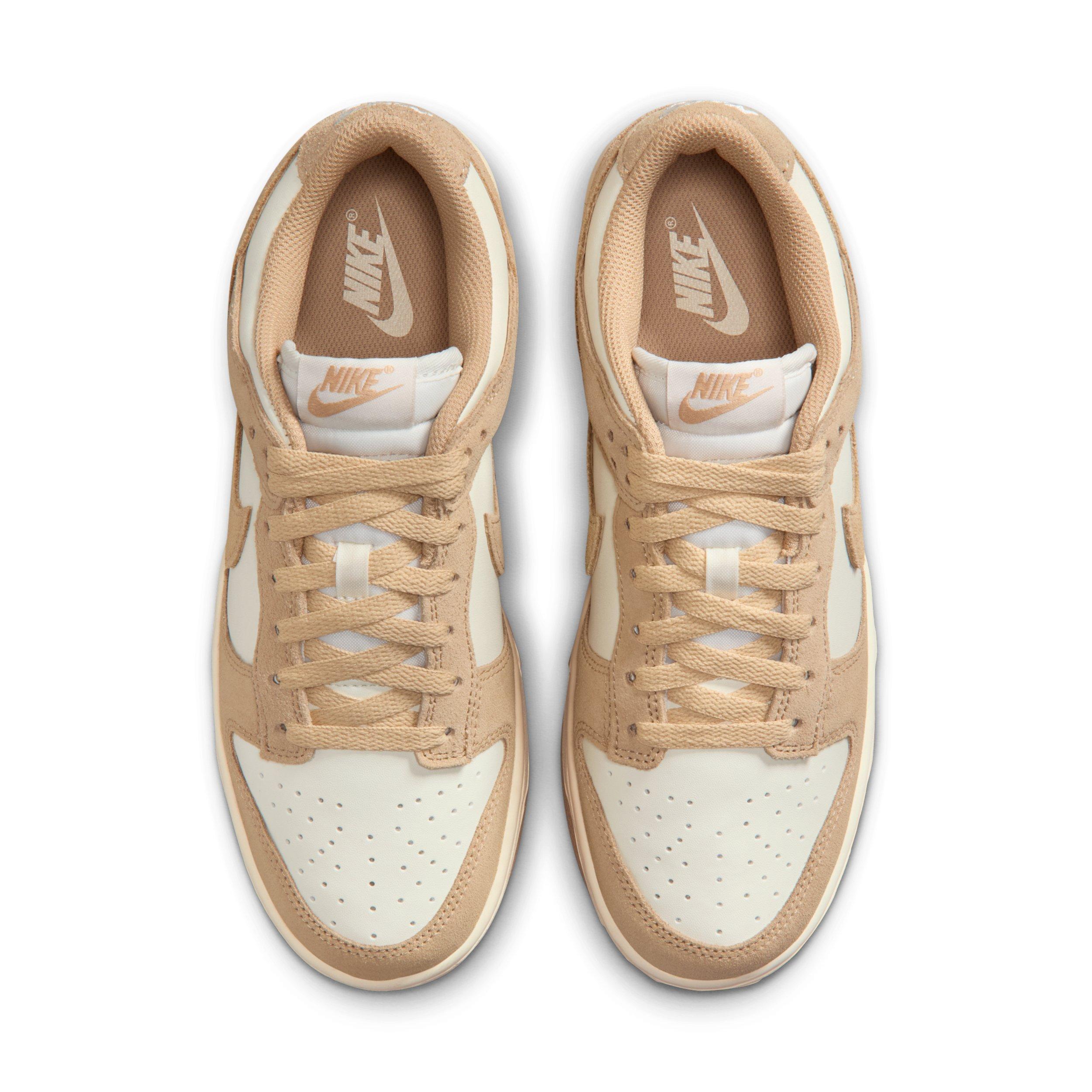 Nike Dunk Low "Sail/White/Metallic Gold/Linen" Women's Shoe - SAIL/WHITE/GOLD/LINEN Thumbnail View 4