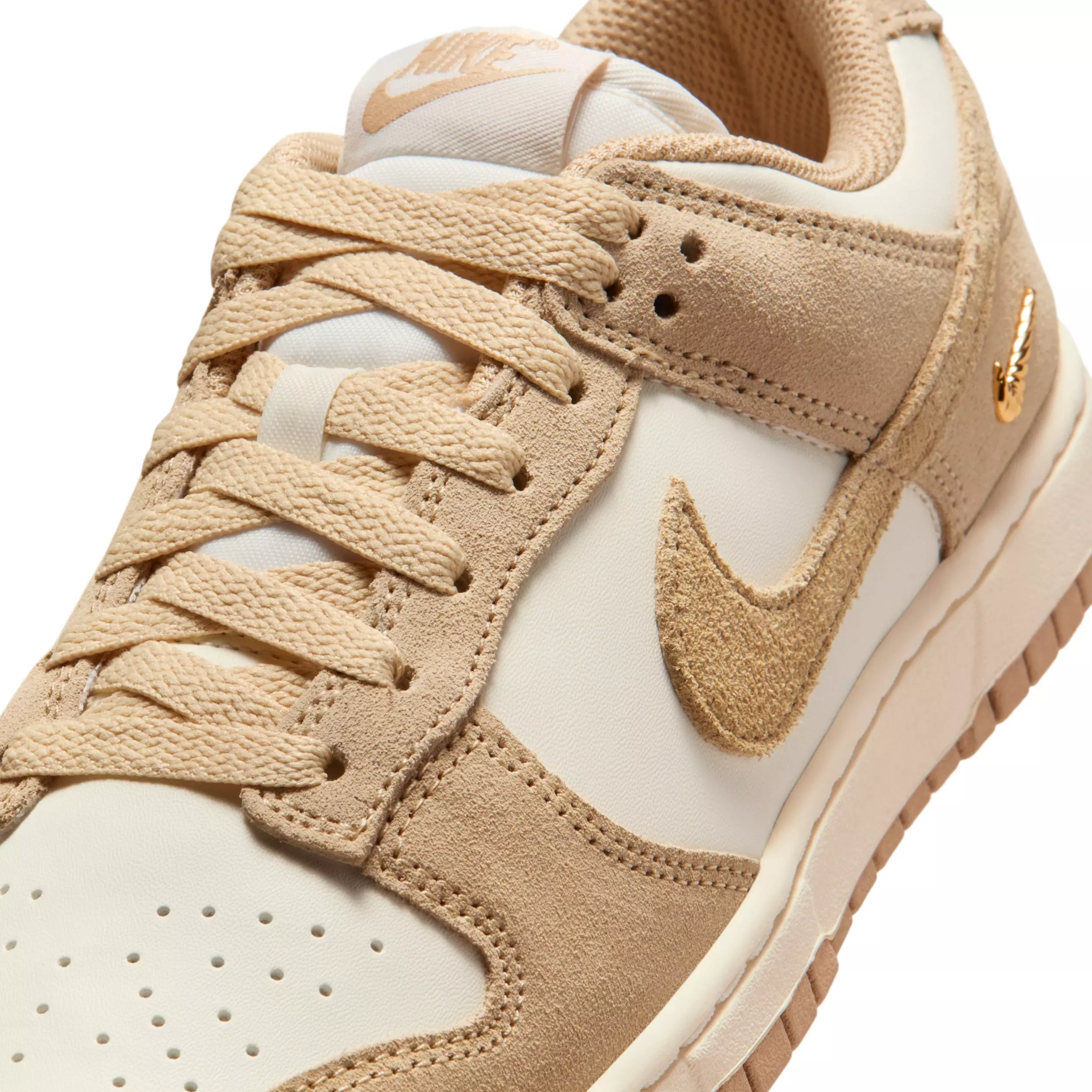 Nike Dunk Low "Sail/White/Metallic Gold/Linen" Women's Shoe - SAIL/WHITE/GOLD/LINEN