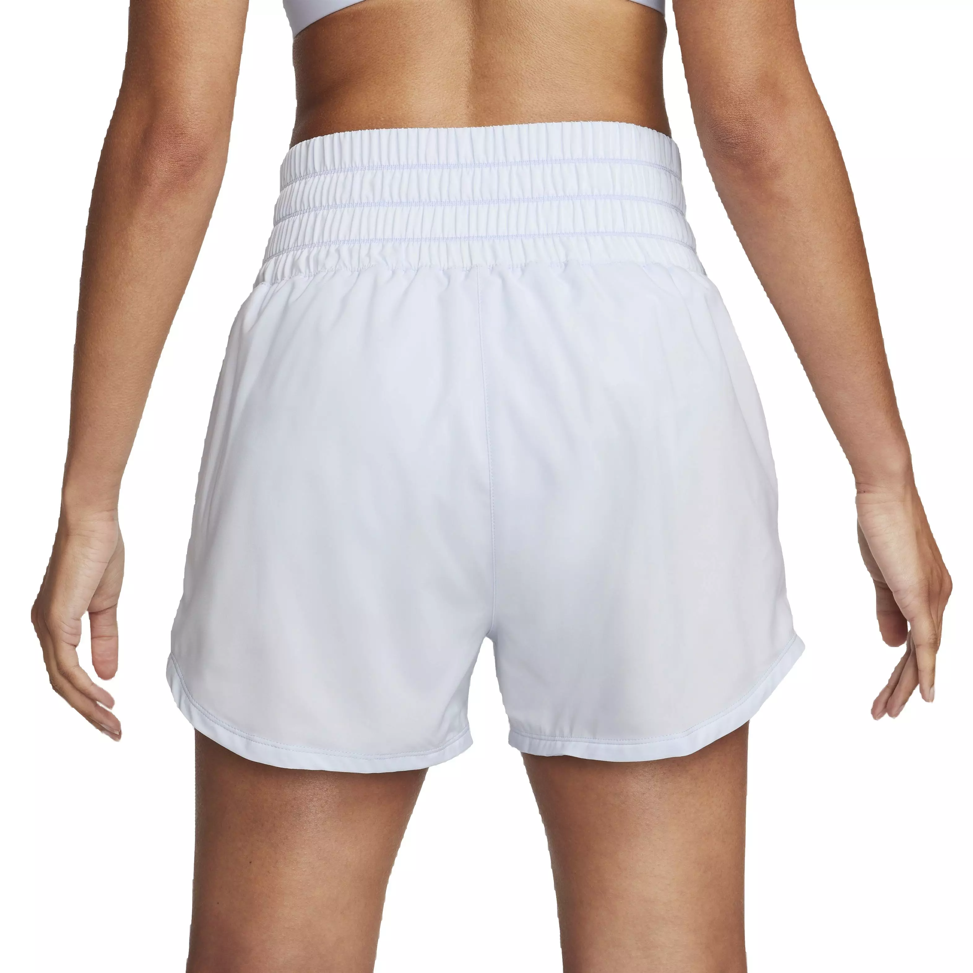 Nike Women's One Dri-FIT Ultra HW 3" Brief-Lined Shorts - LT BLUE