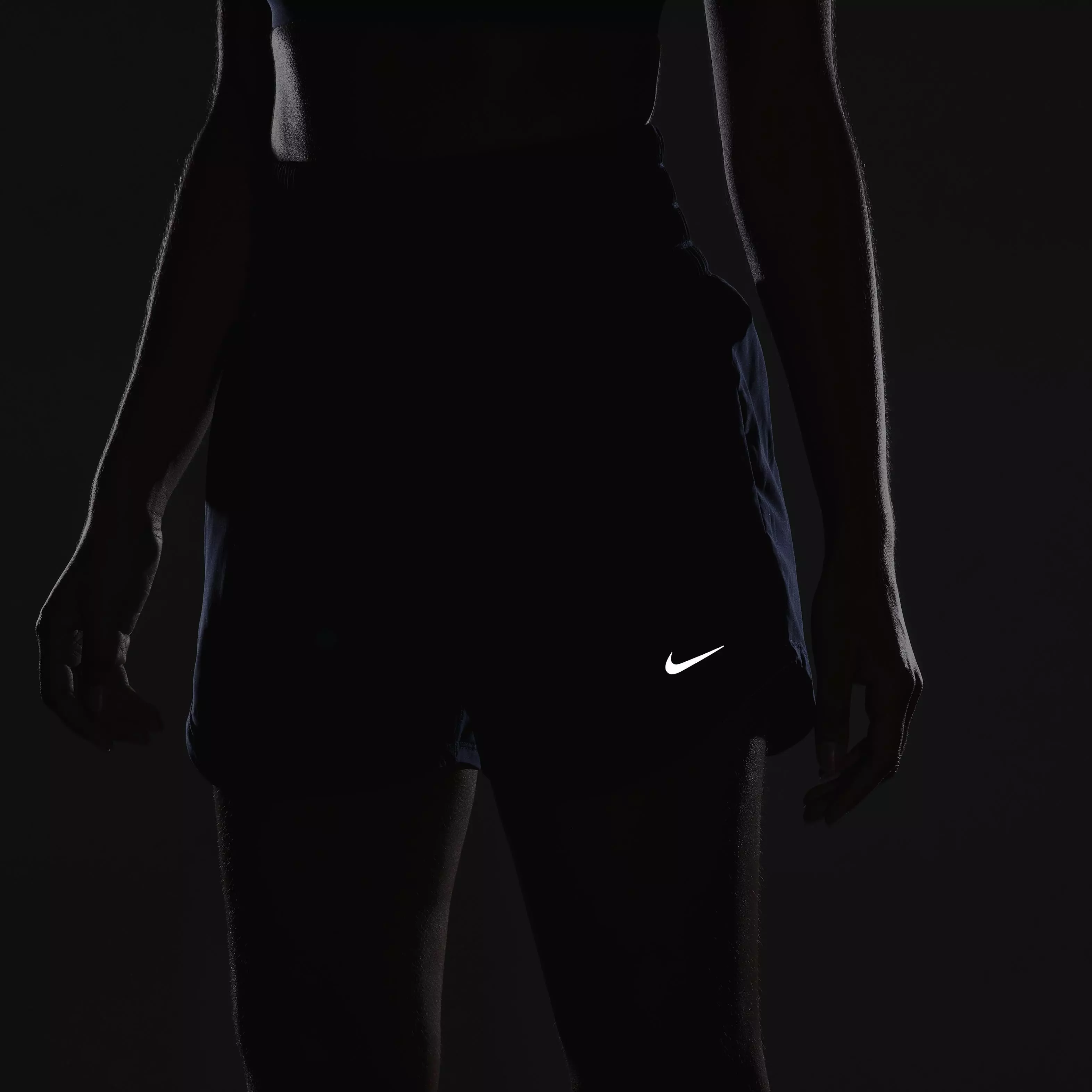 Nike Women's One Dri-FIT Ultra HW 3" Brief-Lined Shorts - NAVY