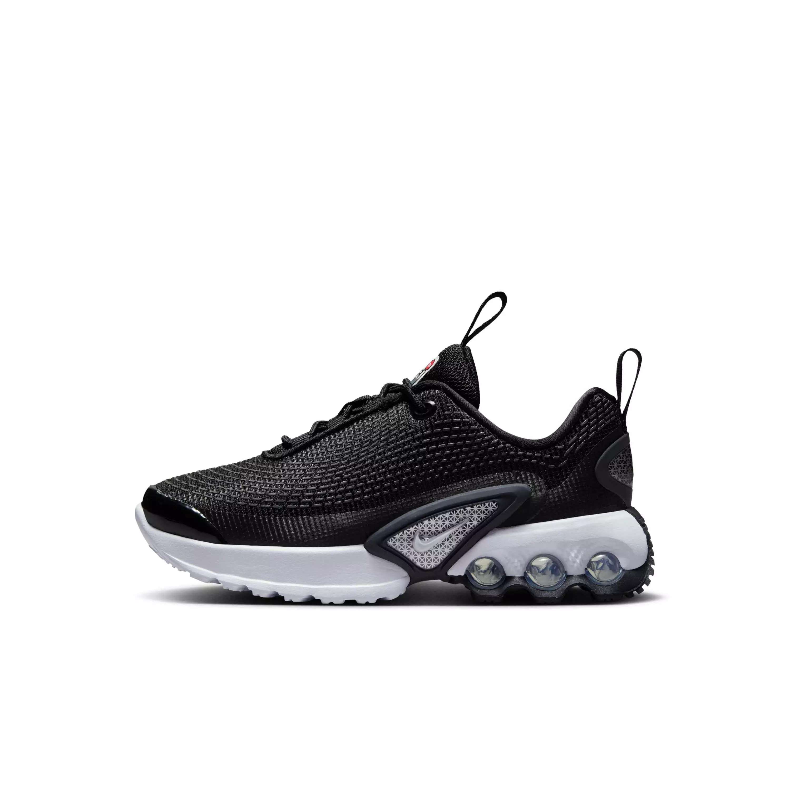 Nike Air Max Dn "Black/Dark Grey/Black/White" Preschool Boys' Shoe - BLACK/DK GREY/BLACK/WHITE