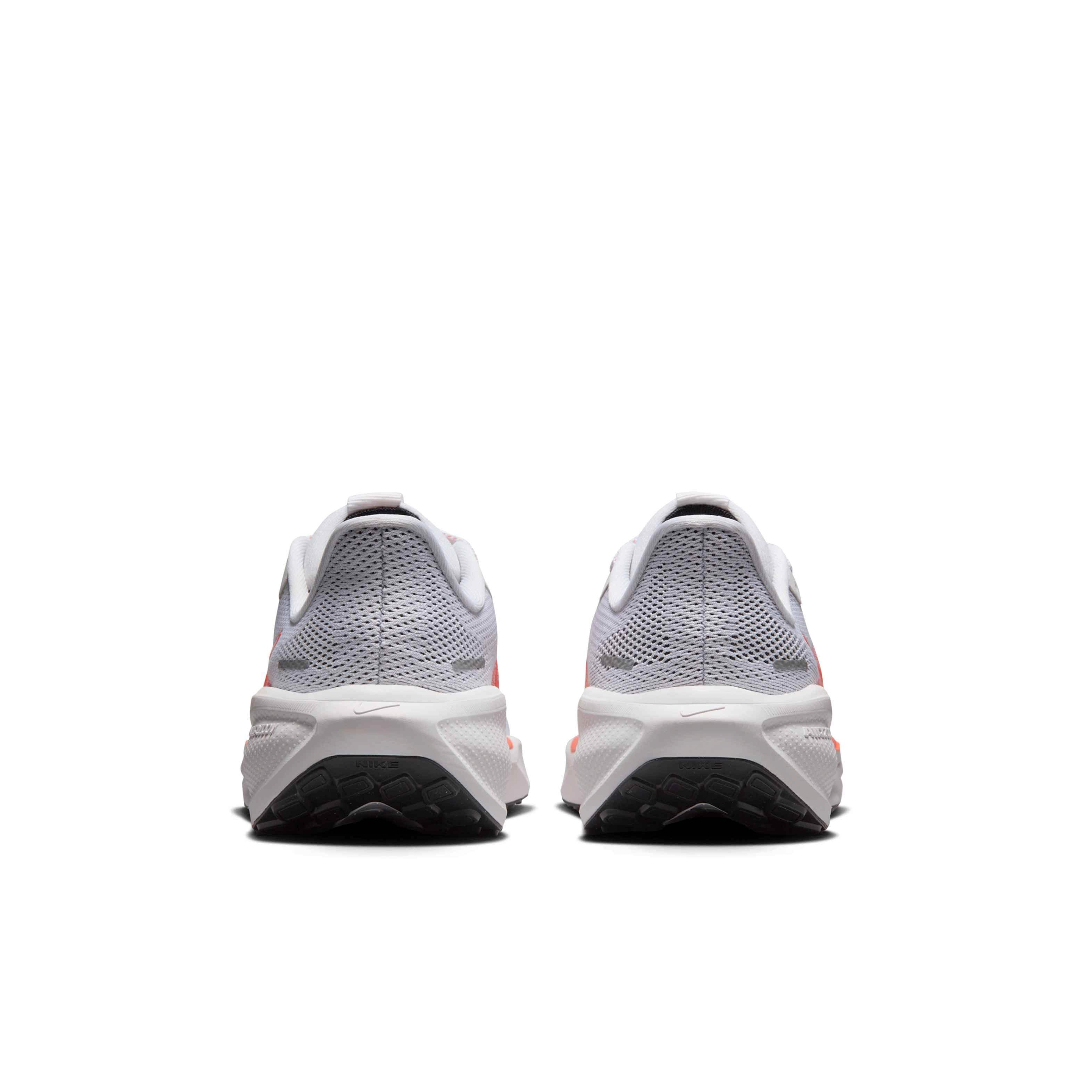 Nike Pegasus 41 Grade School Boys' "White/Magic Ember/Black/Bright Crimson" Running Shoe