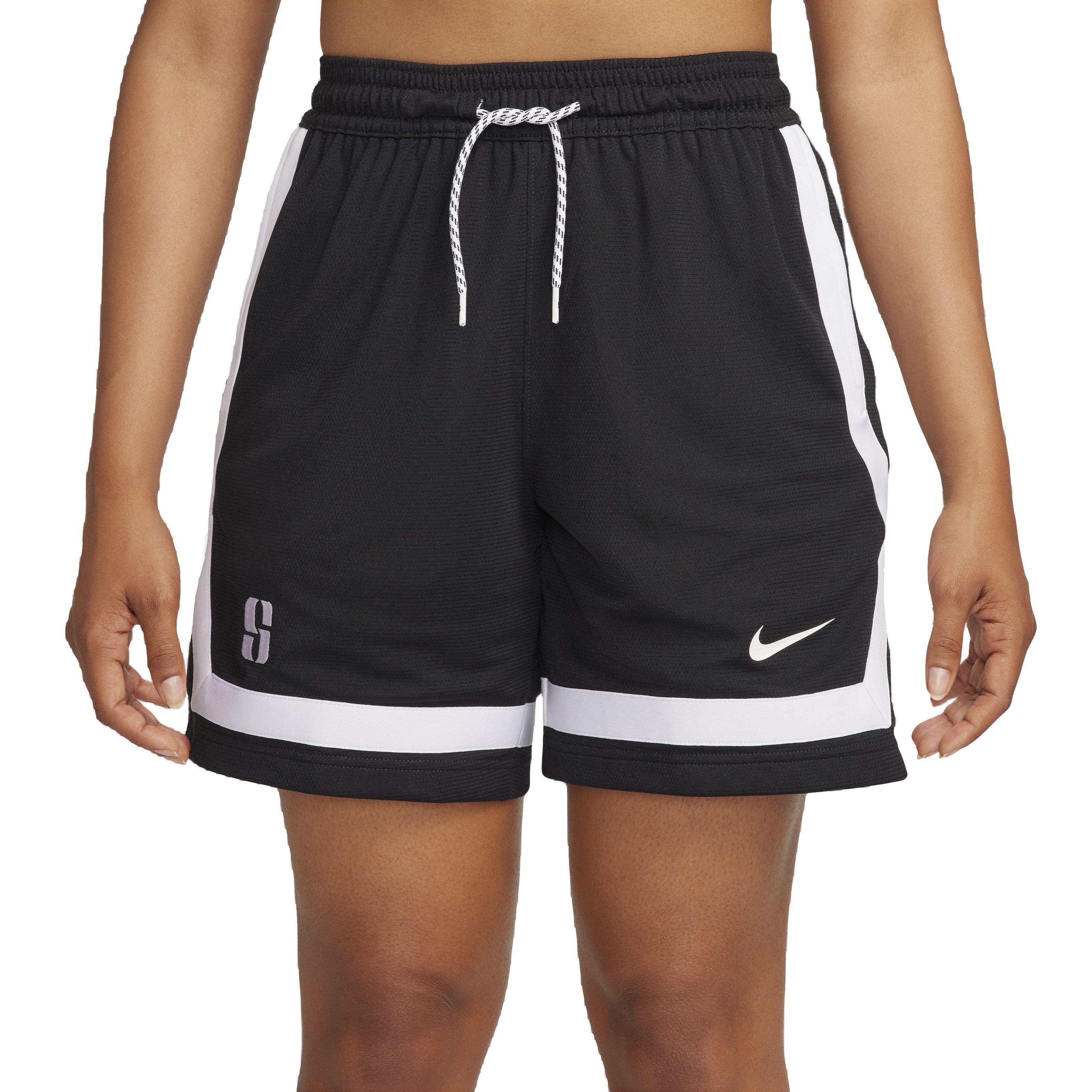 Nike Performance WNBA W13 SHORT - Sports shorts - black/pale  ivory/brilliant ornge/black - Zalando.de
